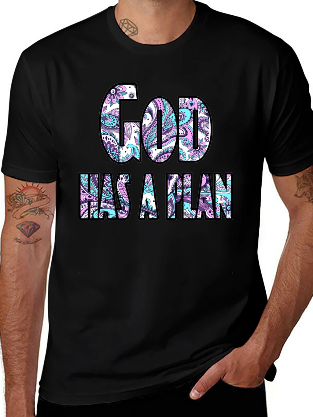 God Has A Plan Graphic T-Shirt