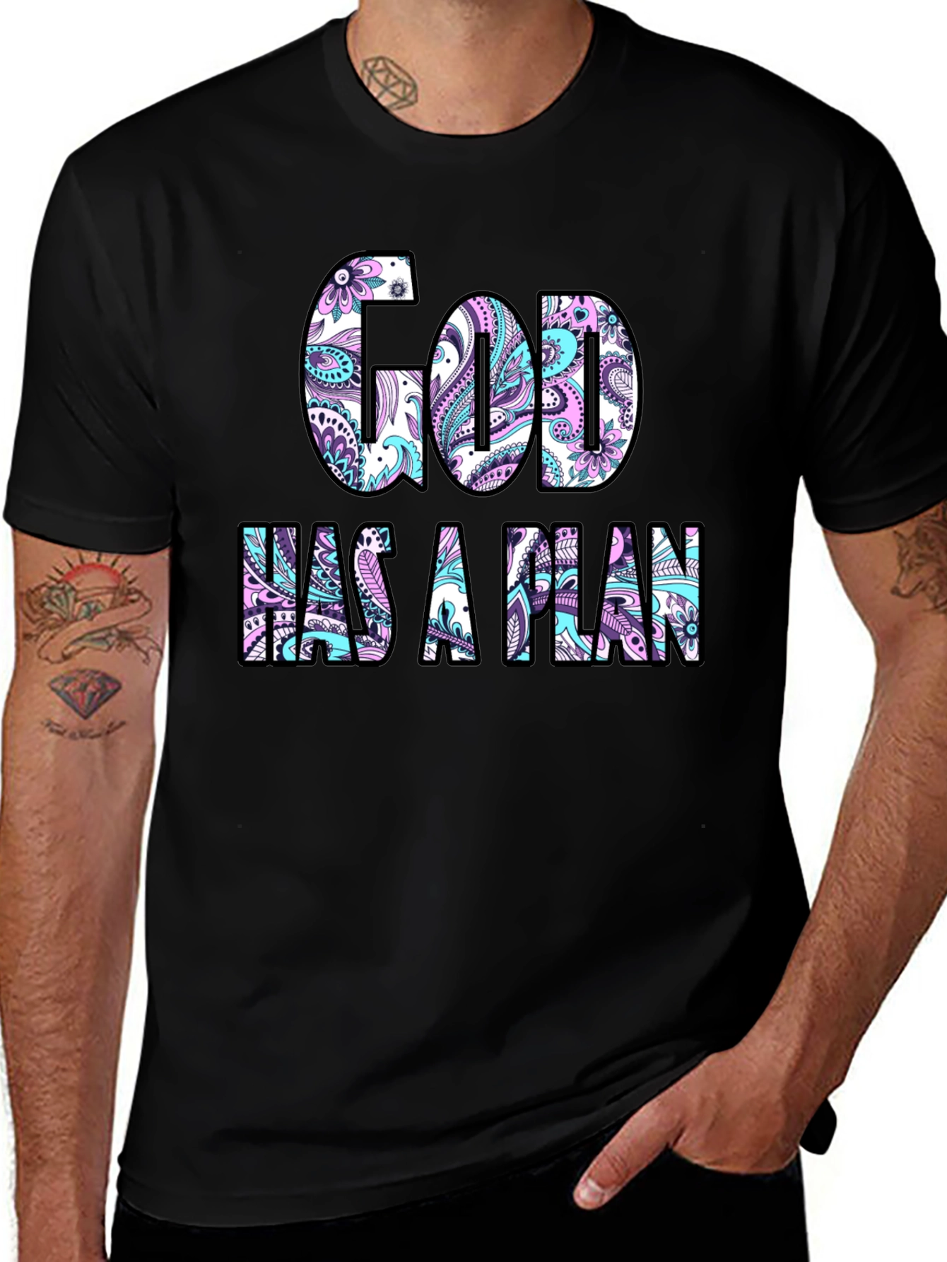 God Has A Plan Graphic T-Shirt
