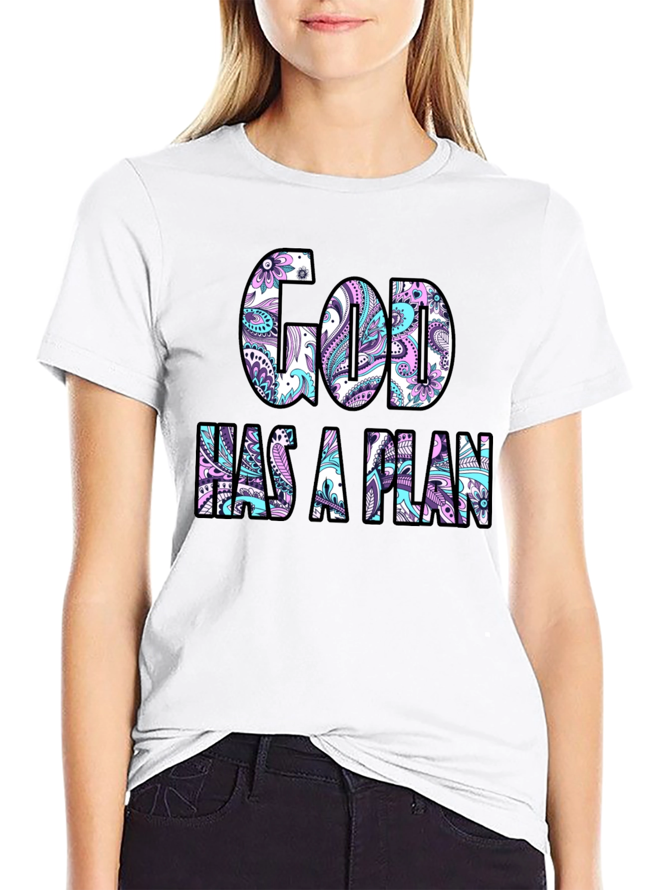 God Has A Plan Graphic T-Shirt