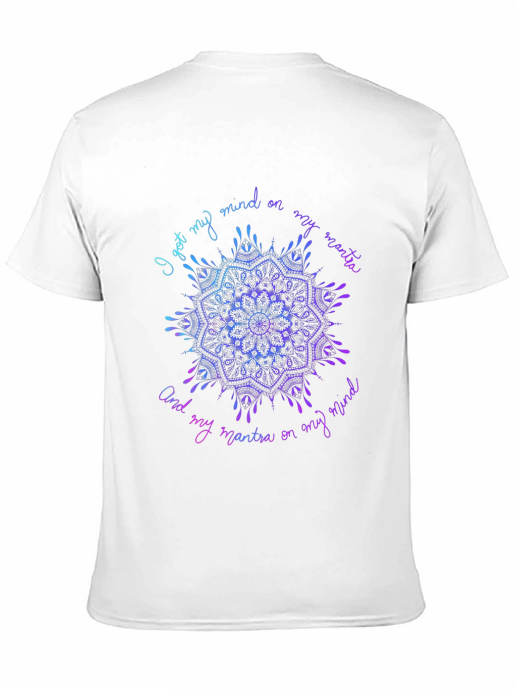 Mandala Mind Mantra Graphic Tee - Stylish Comfort