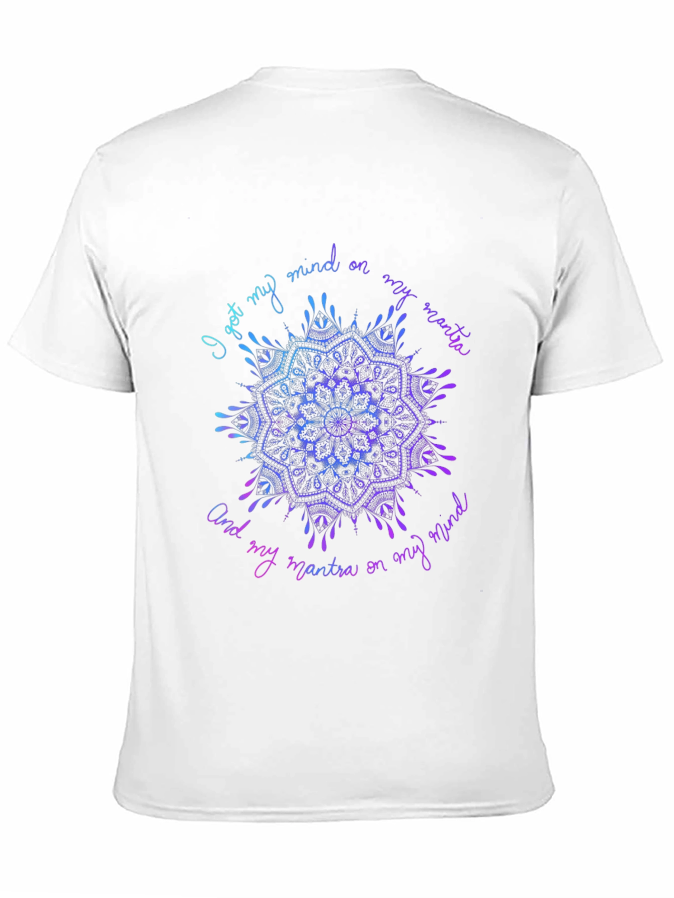 Mandala Mind Mantra Graphic Tee - Stylish Comfort
