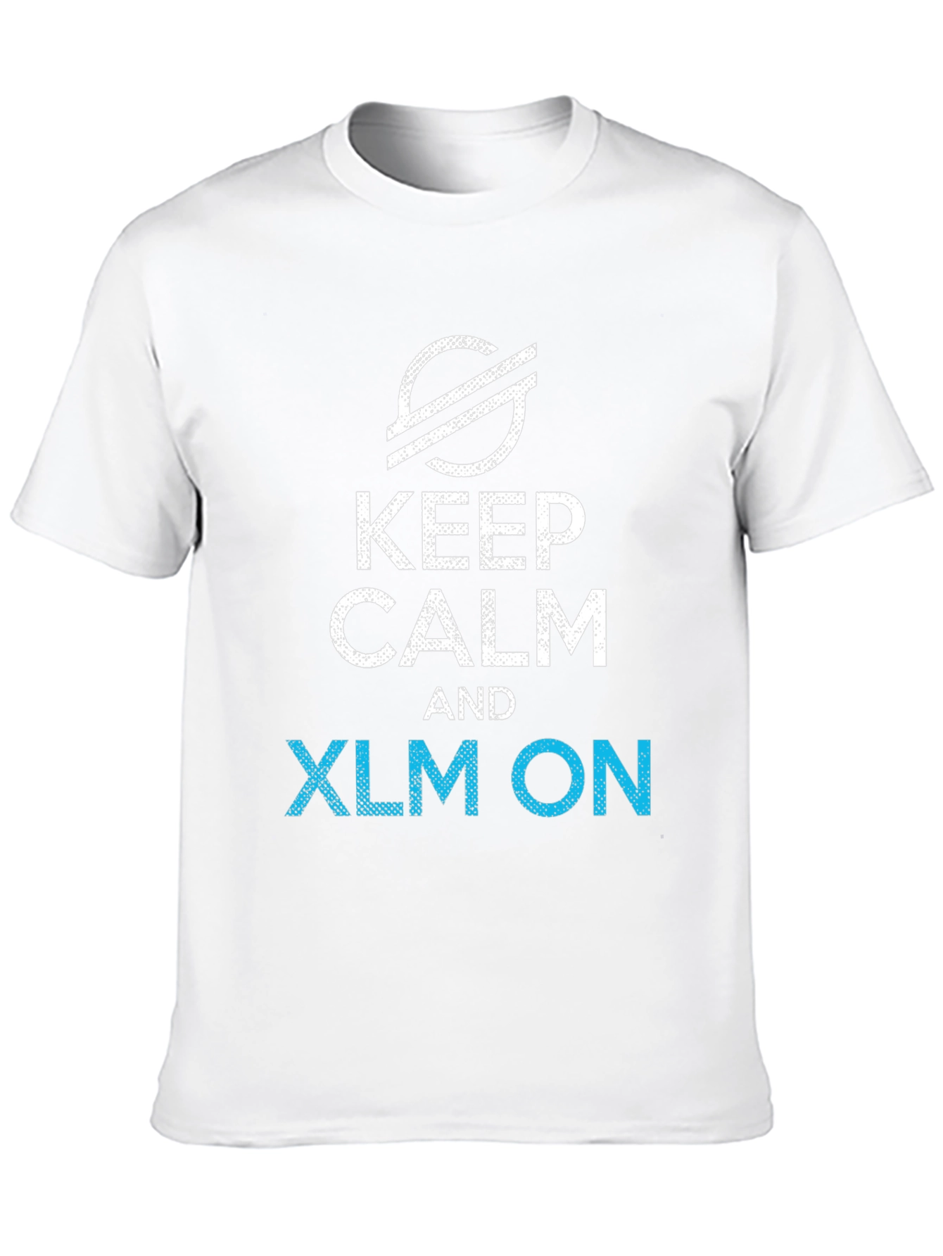 Keep Calm and XLM ON Black T-Shirt