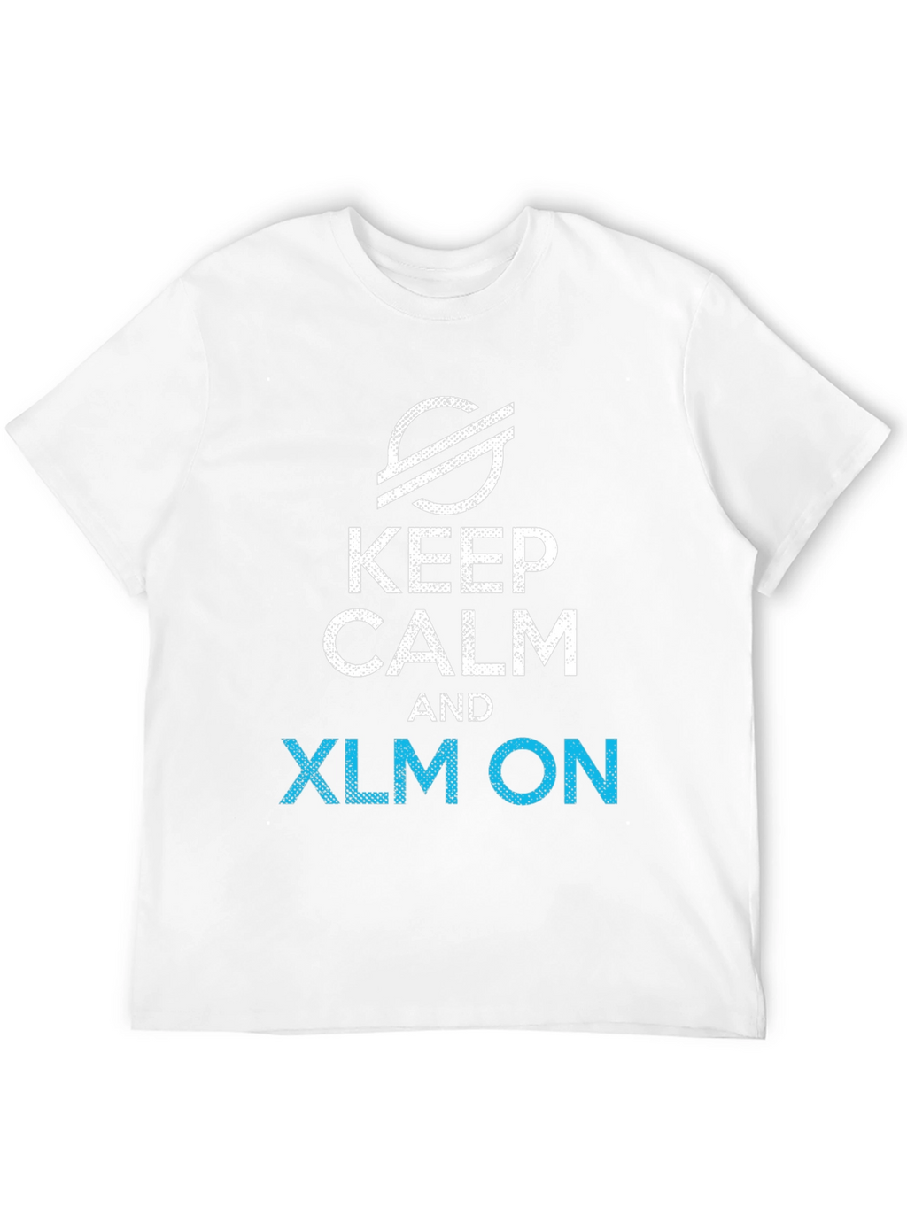 Keep Calm and XLM ON Black T-Shirt