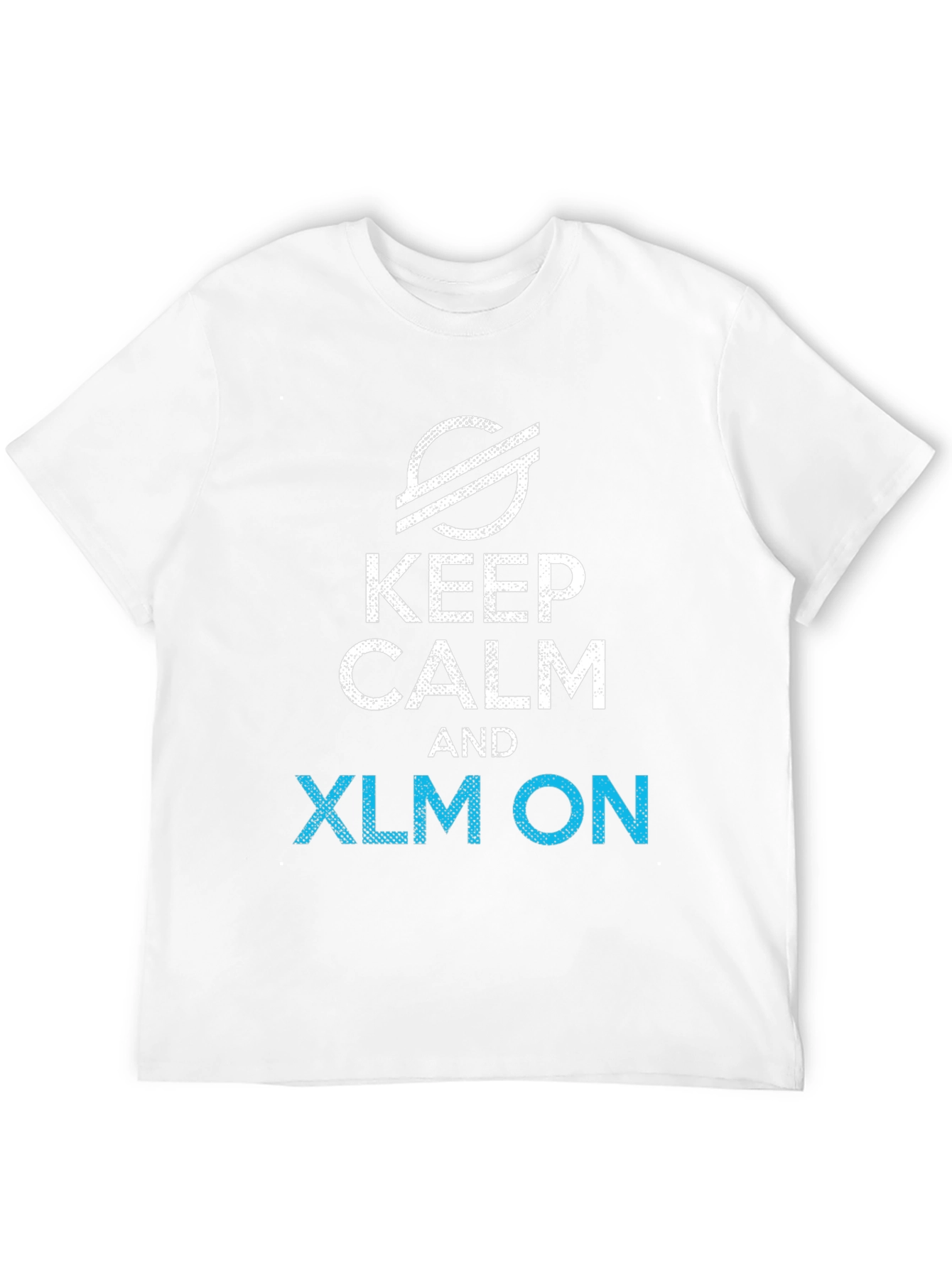 Keep Calm and XLM ON Black T-Shirt
