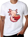 Axolotl Ramen Black T-Shirt