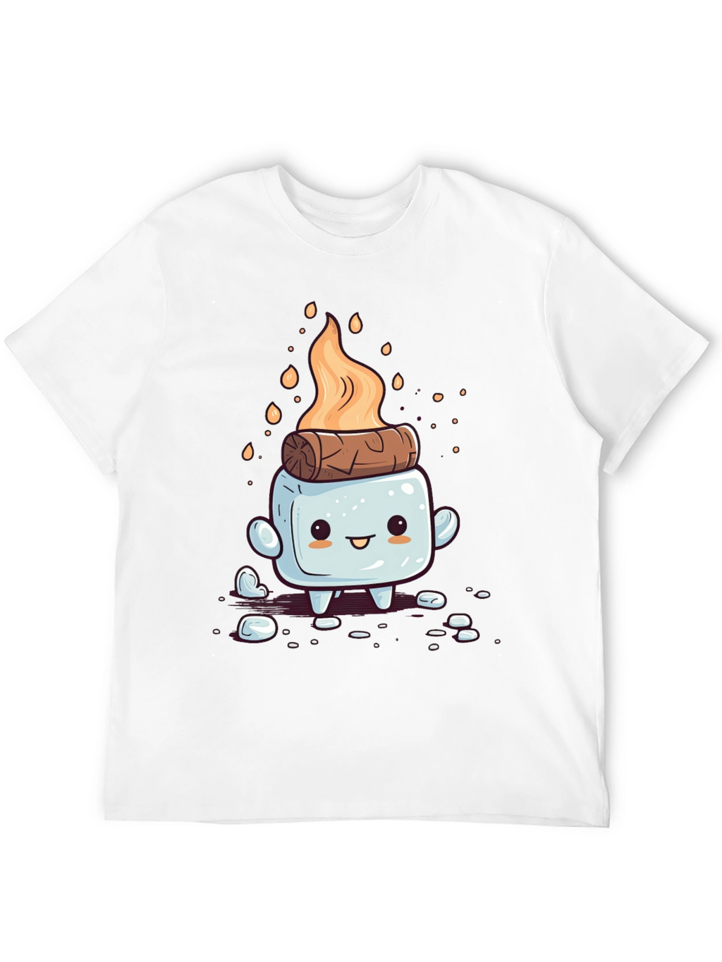 Smore Fun Graphic Tee - Campfire Marshmallow T-Shirt