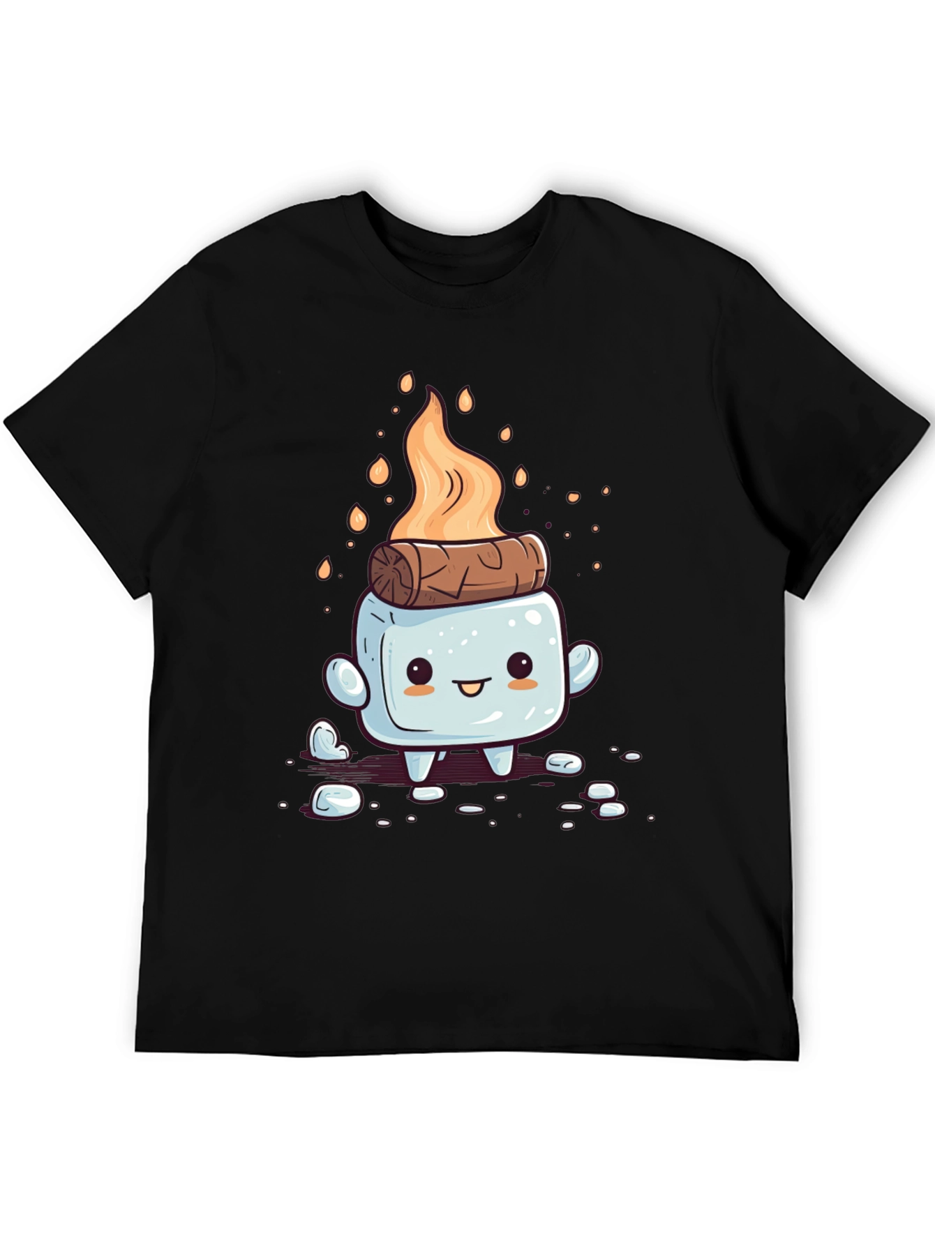 Smore Fun Graphic Tee - Campfire Marshmallow T-Shirt