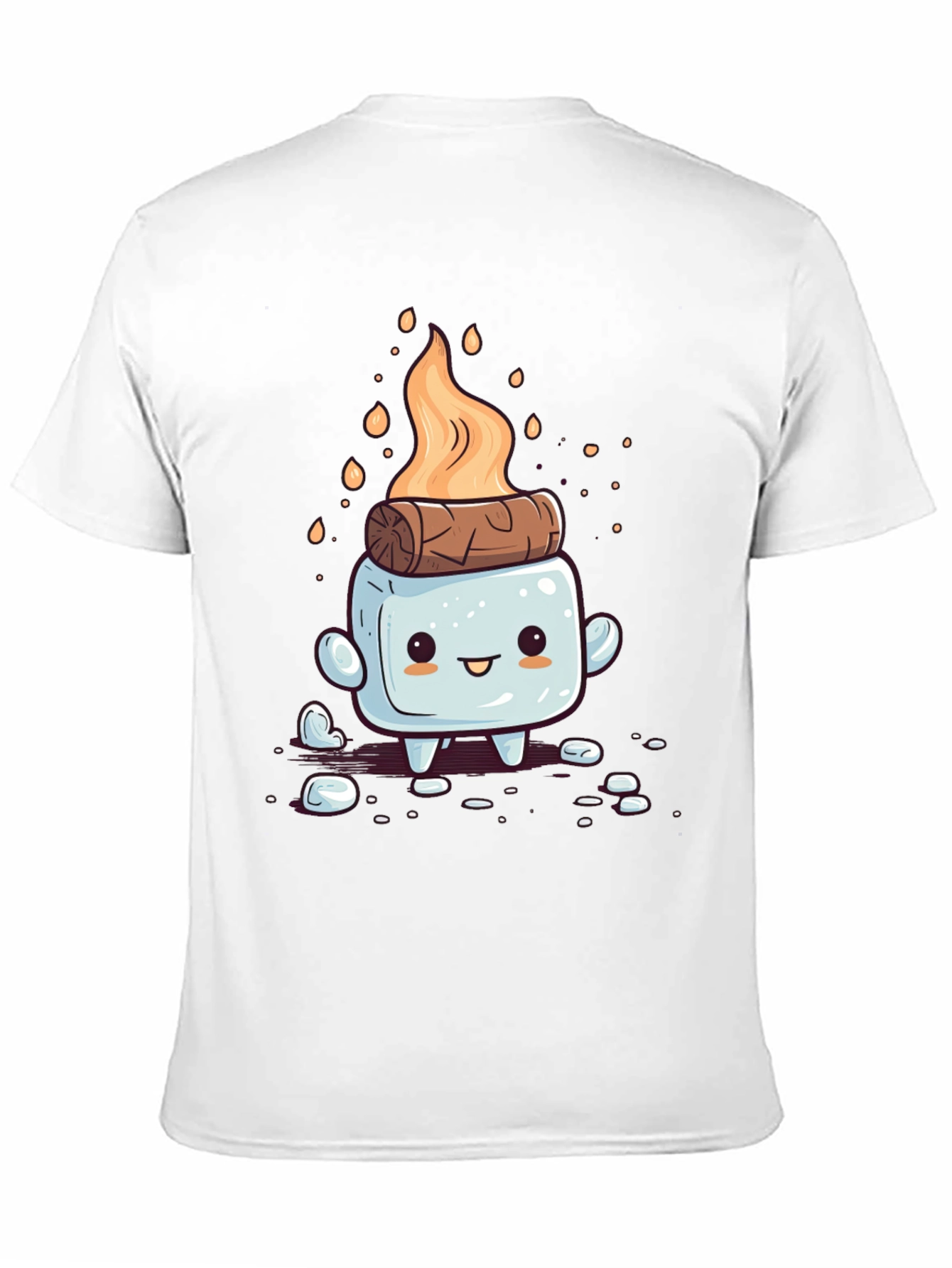 Smore Fun Graphic Tee - Campfire Marshmallow T-Shirt