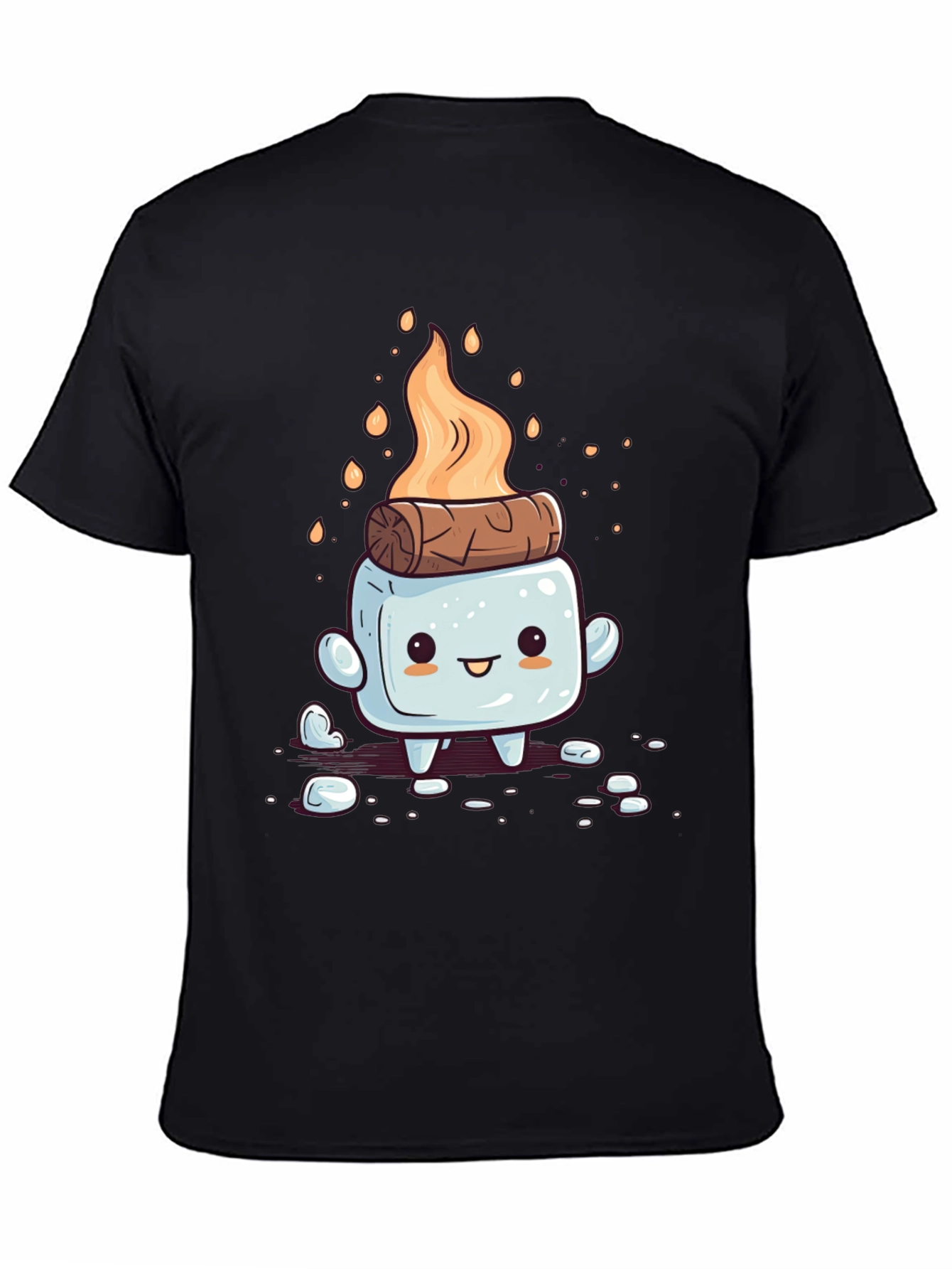 Smore Fun Graphic Tee - Campfire Marshmallow T-Shirt