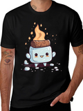 Smore Fun Graphic Tee - Campfire Marshmallow T-Shirt