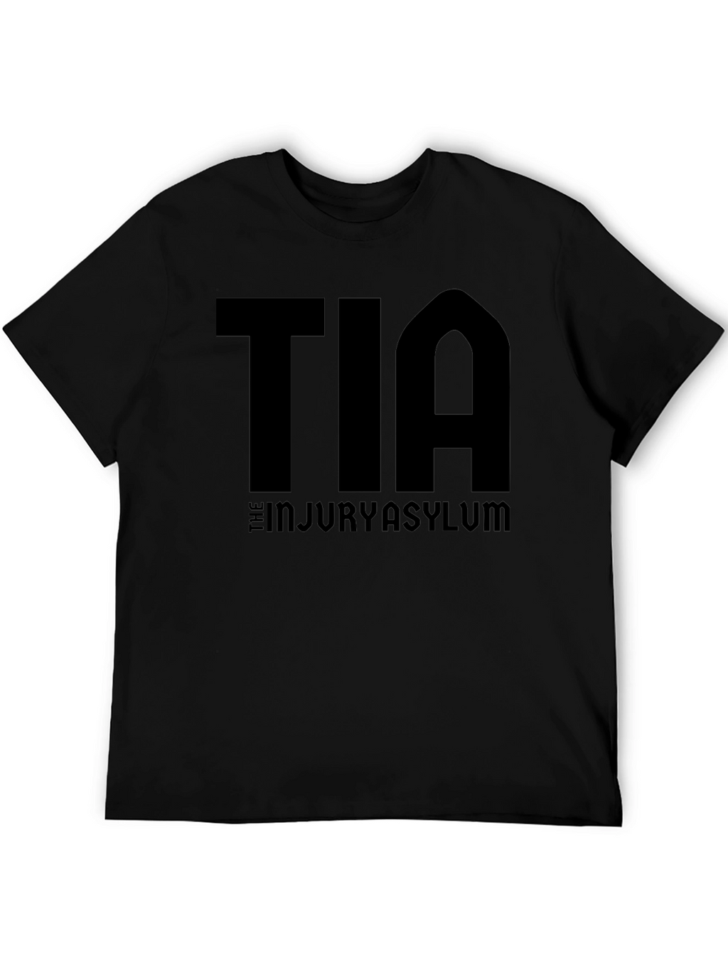 TIA The Injury Asylum Black T-Shirt