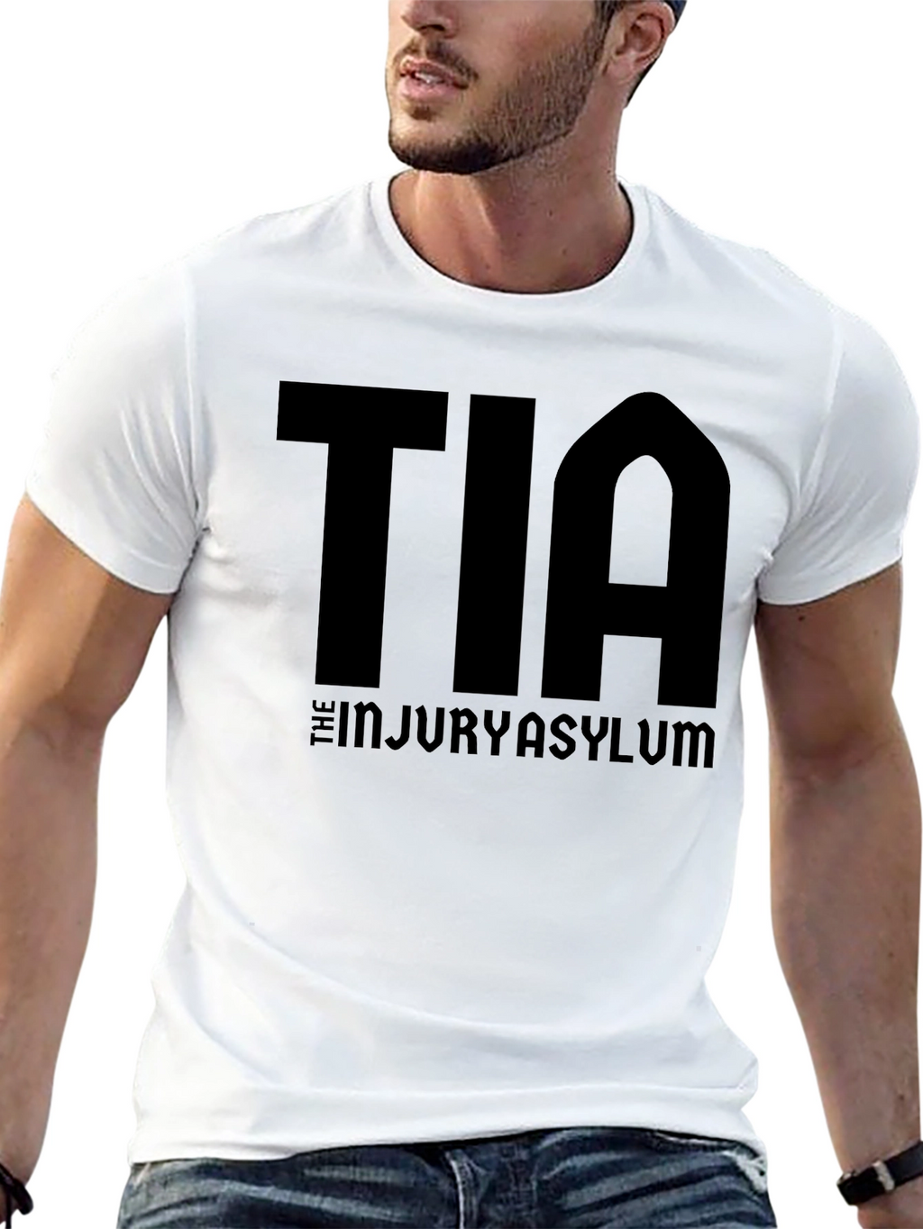 TIA The Injury Asylum Black T-Shirt
