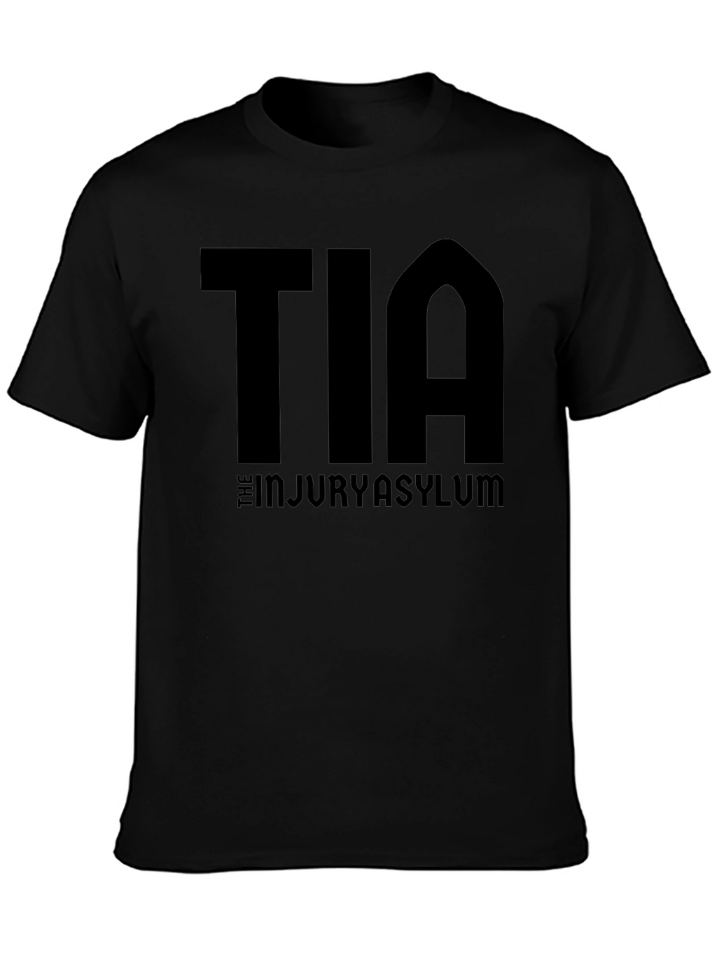 TIA The Injury Asylum Black T-Shirt
