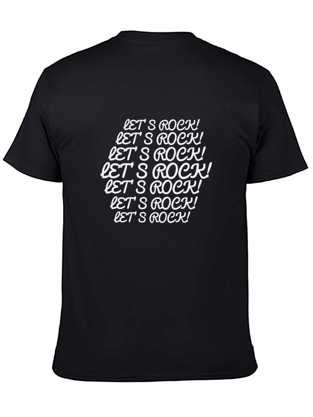 Lets Rock Graphic Tee - Black