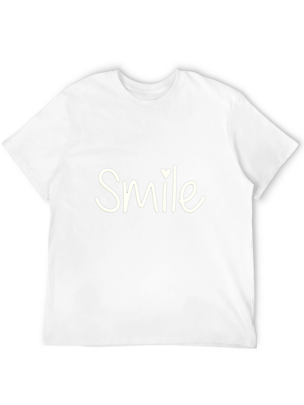 Smile Graphic Tee - Black Casual T-Shirt
