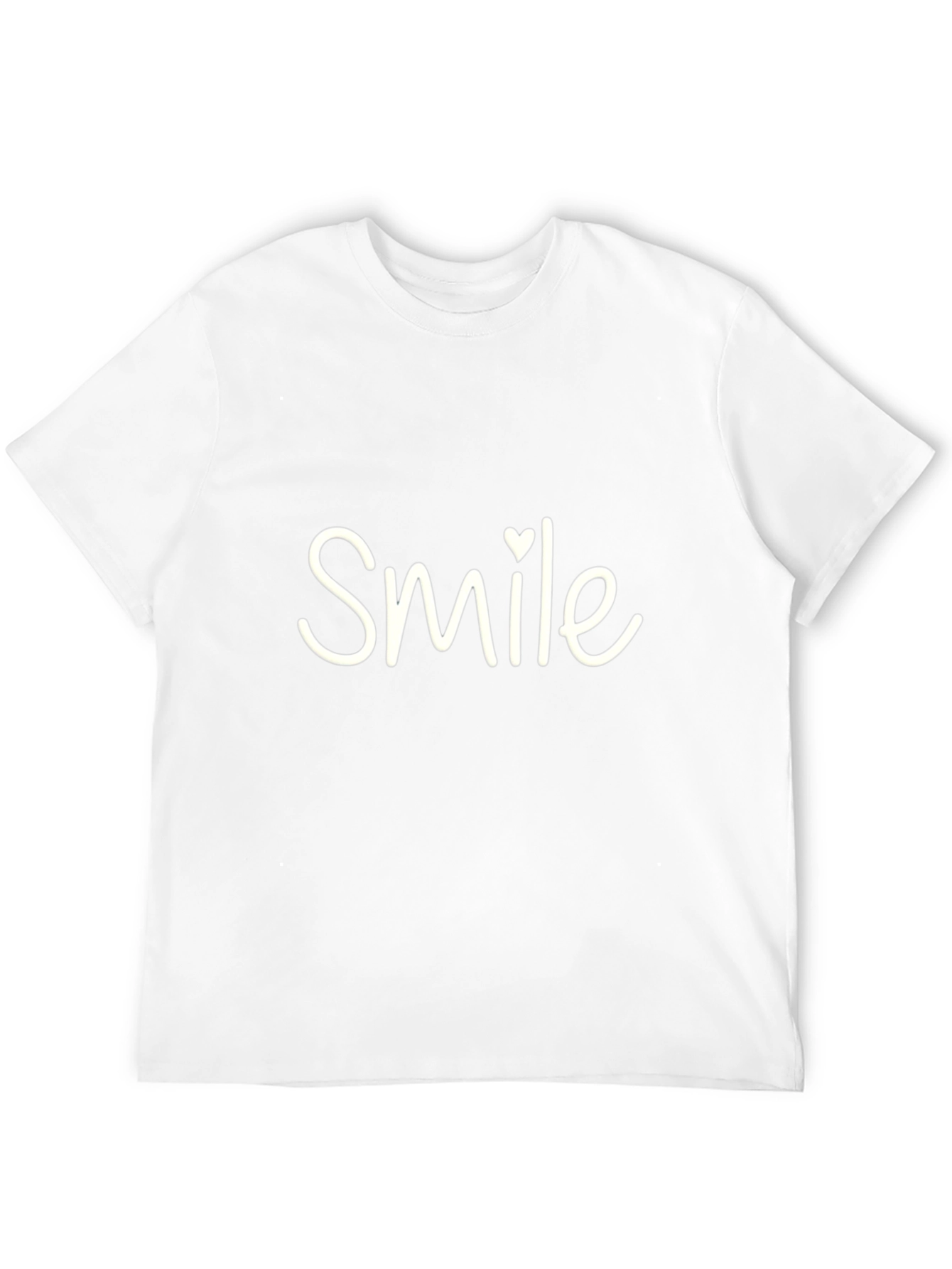 Smile Graphic Tee - Black Casual T-Shirt