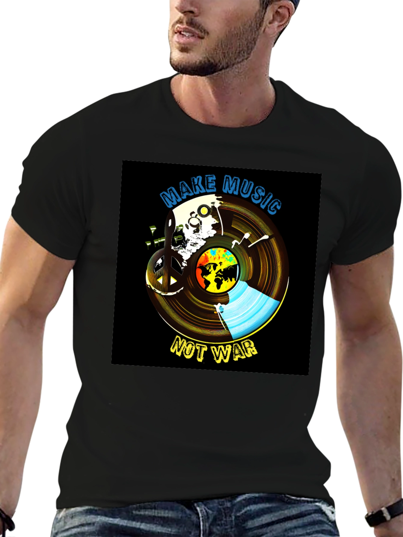Music Not War Graphic Tee