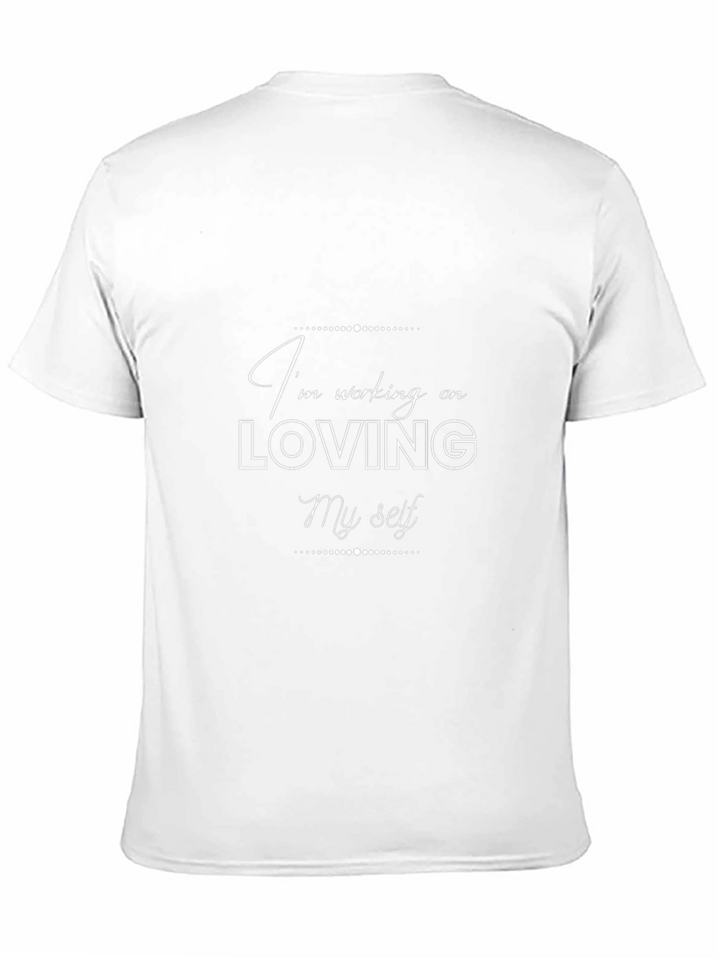 Self-Love Black Tee - Empowering Message