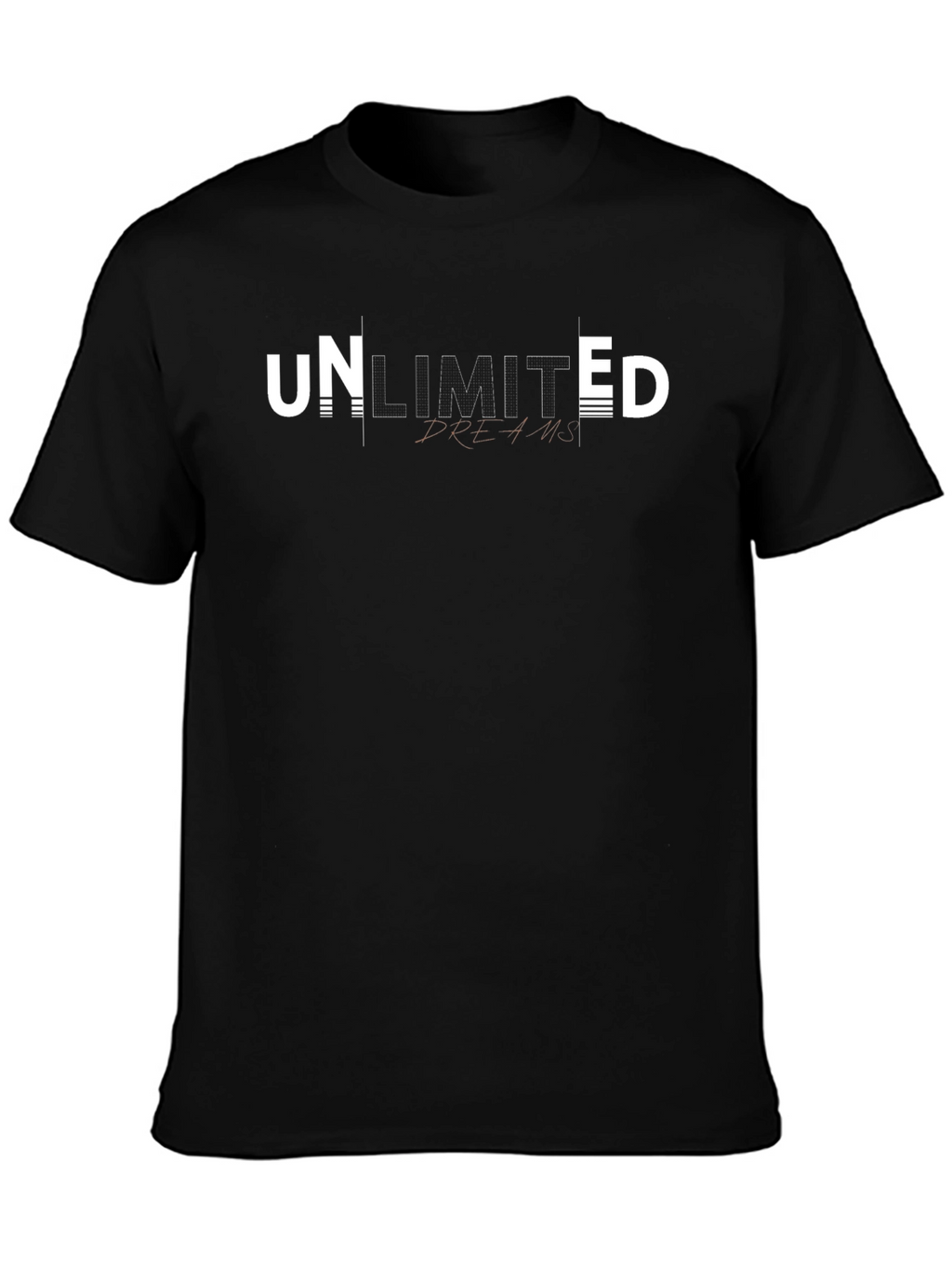 Unlimited Dreams Black Graphic Tee