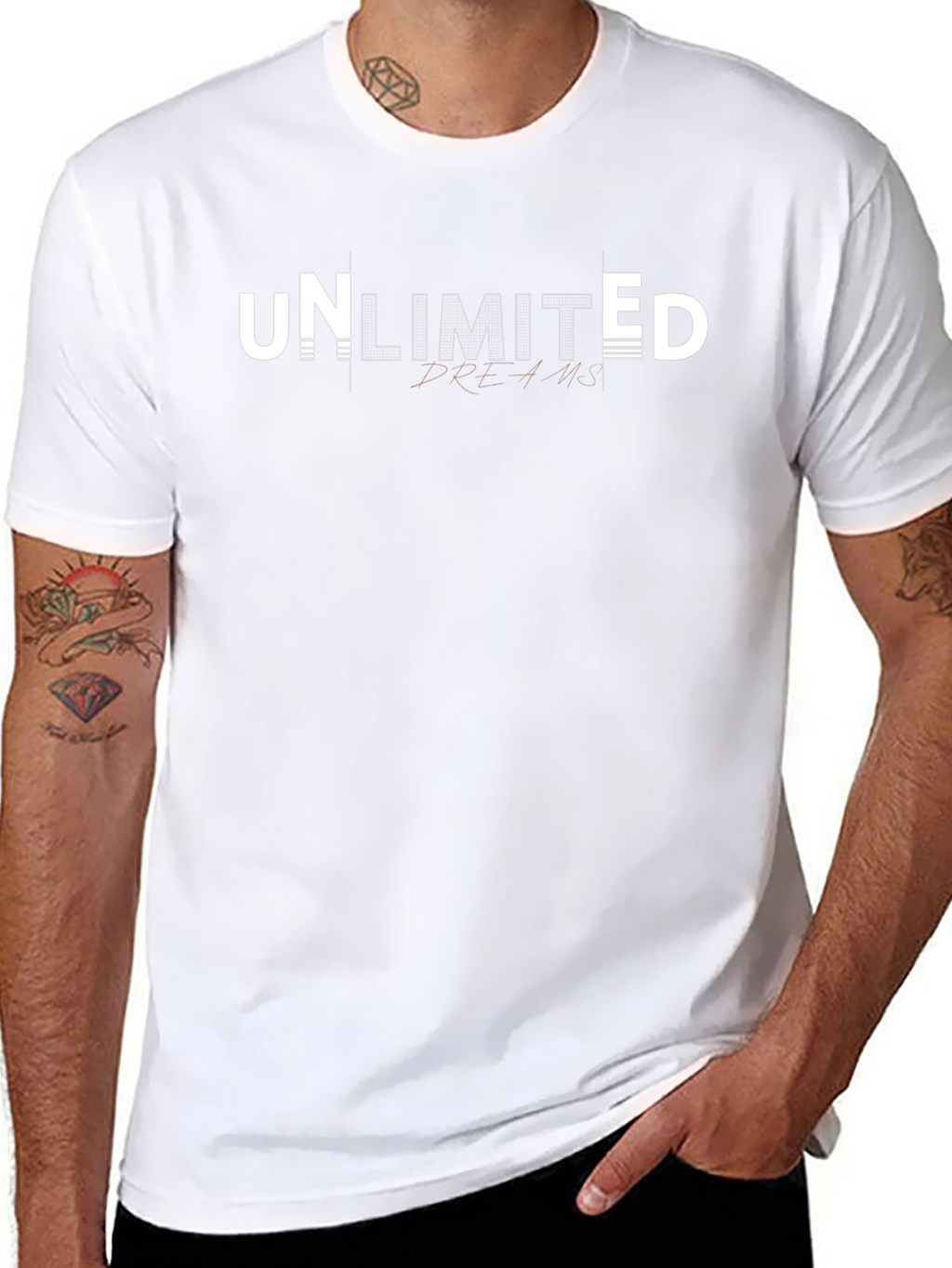 Unlimited Dreams Black Graphic Tee