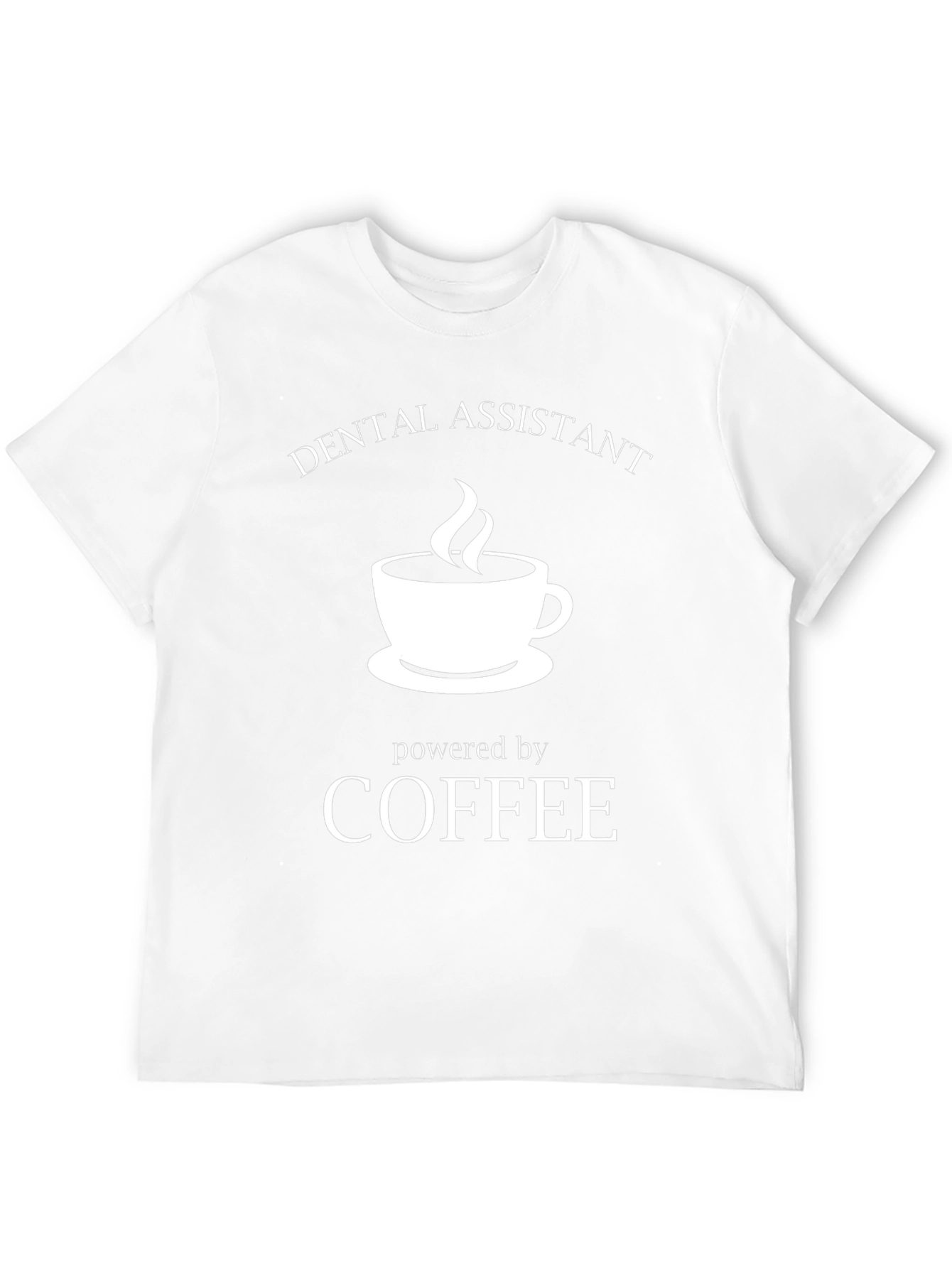 Dental Assistant Coffee Powered Black T-Shirt