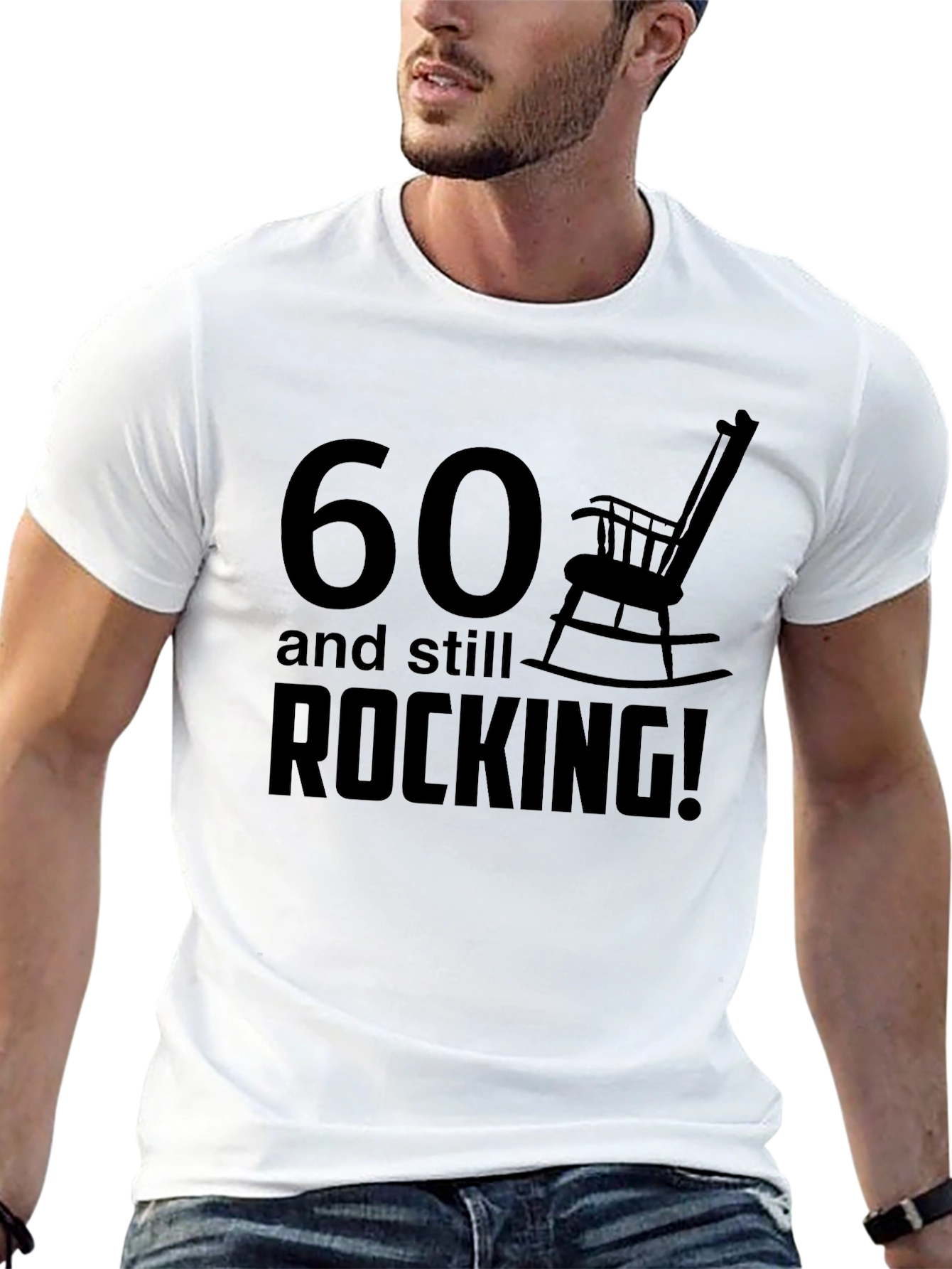 60 and Still Rocking T-Shirt - Funny Birthday Gift