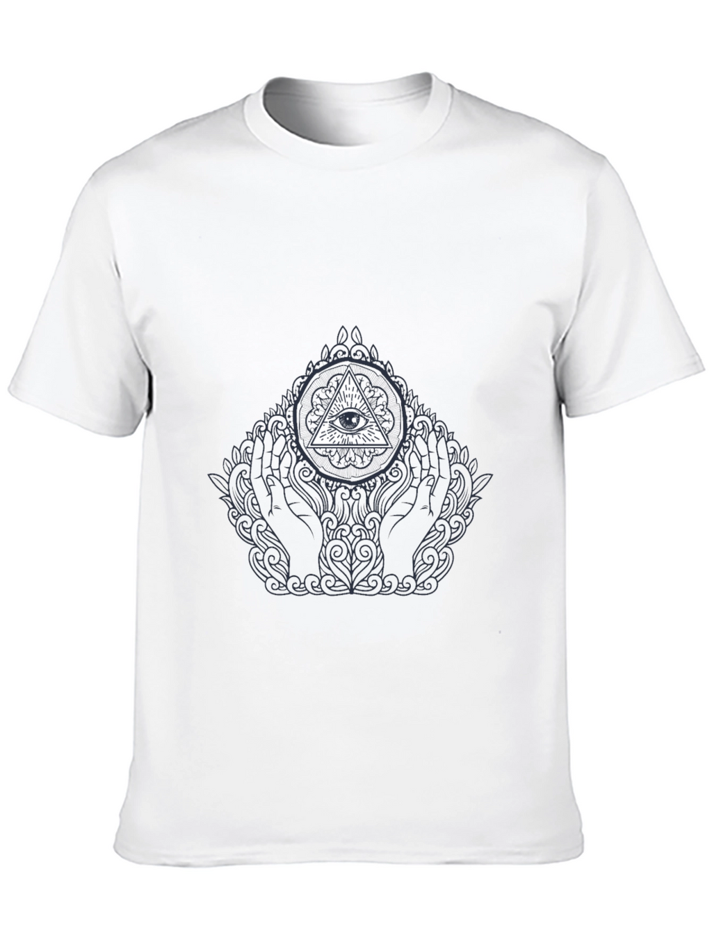 Illuminati Eye Graphic Tee - Black