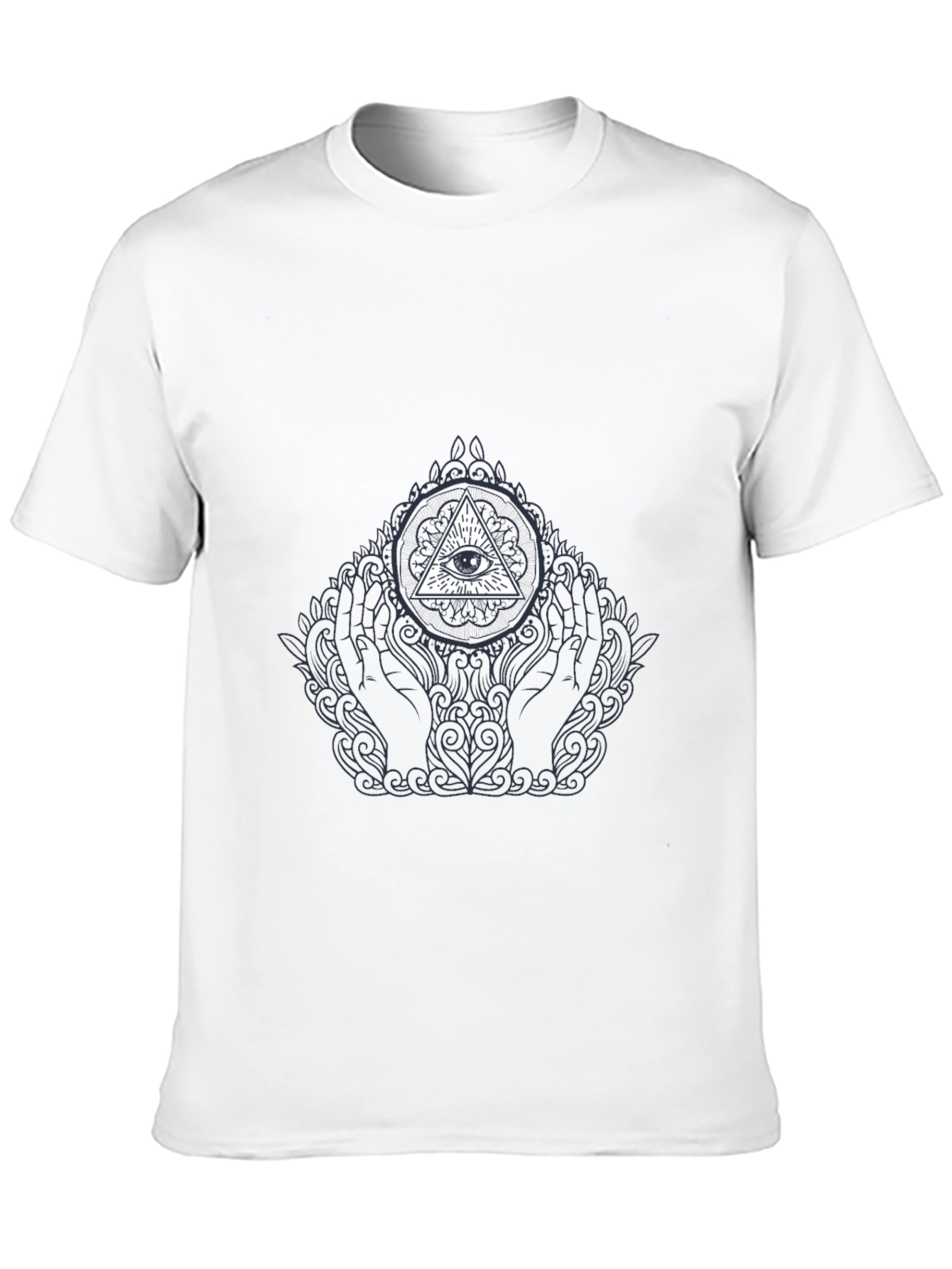 Illuminati Eye Graphic Tee - Black