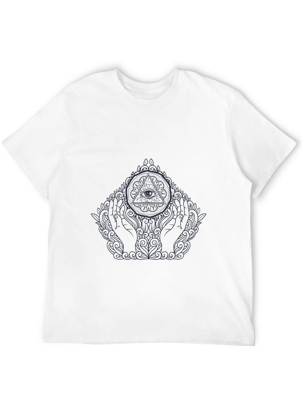 Illuminati Eye Graphic Tee - Black