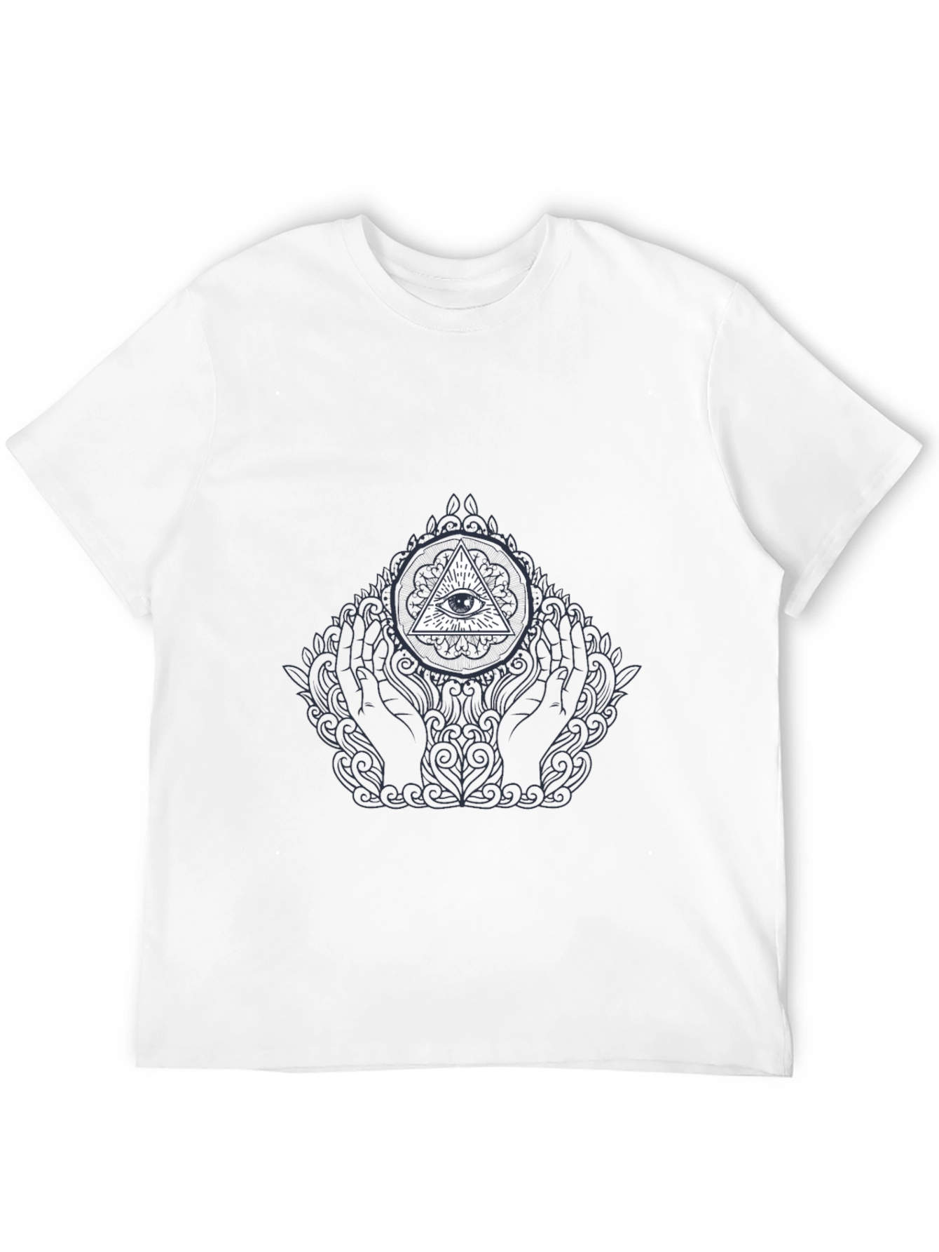 Illuminati Eye Graphic Tee - Black
