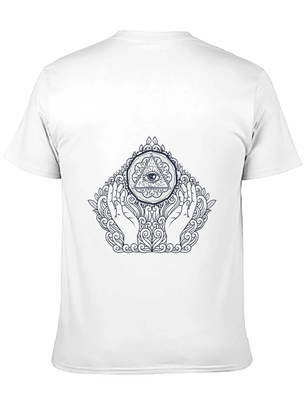 Illuminati Eye Graphic Tee - Black