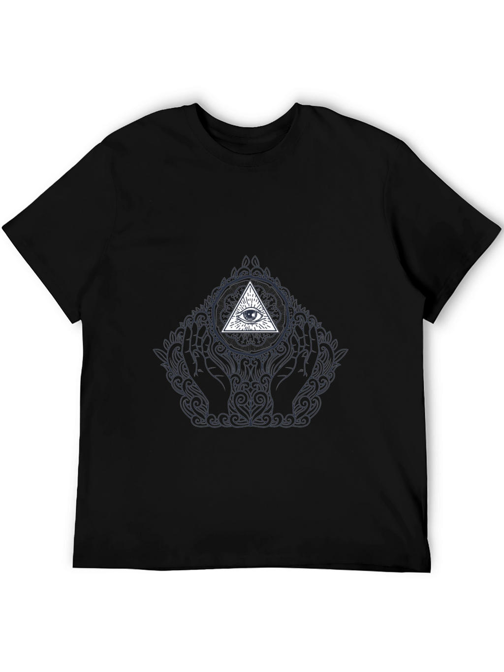 Illuminati Eye Graphic Tee - Black