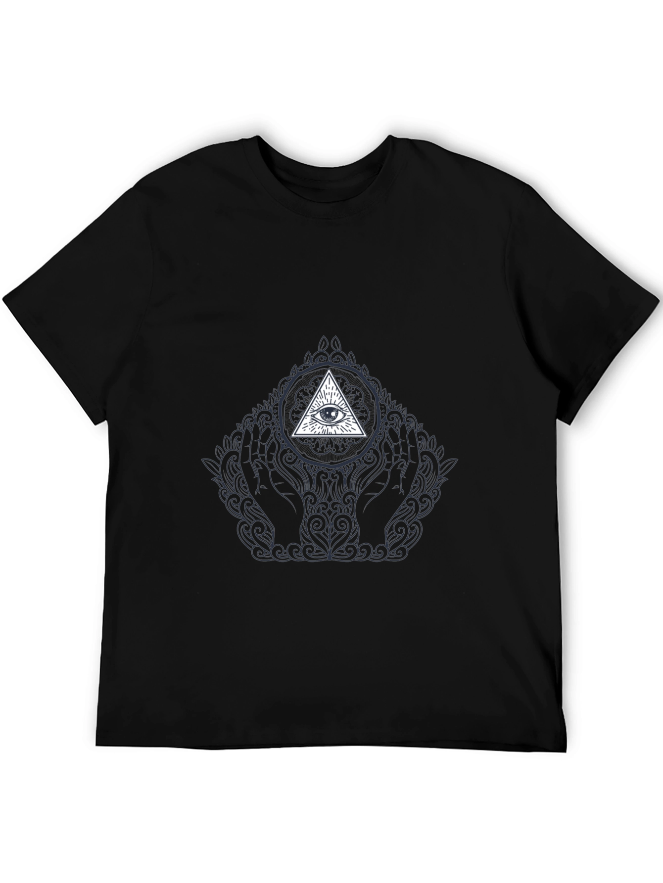 Illuminati Eye Graphic Tee - Black