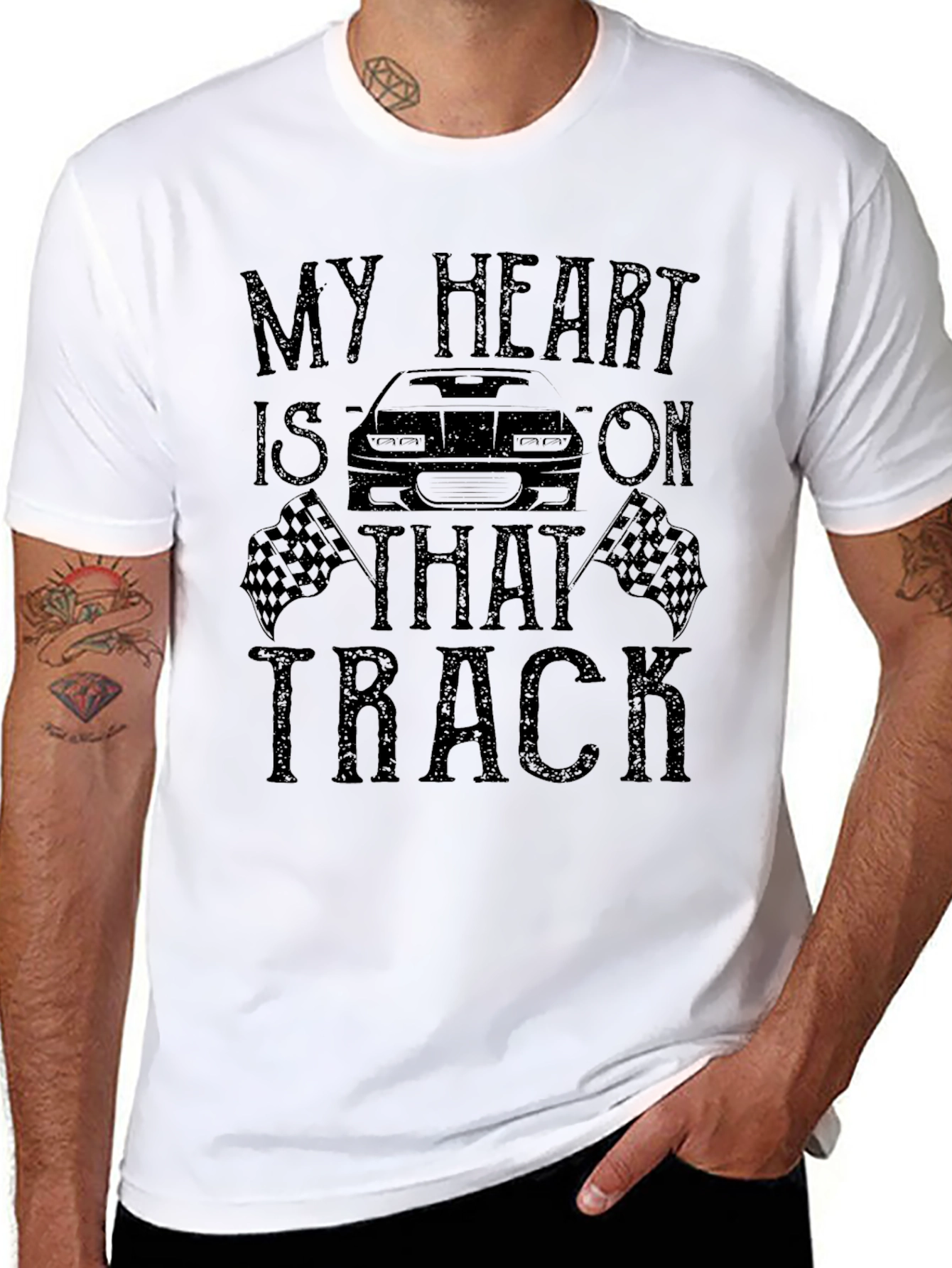 My Heart Is On That Track Graphic Tee
