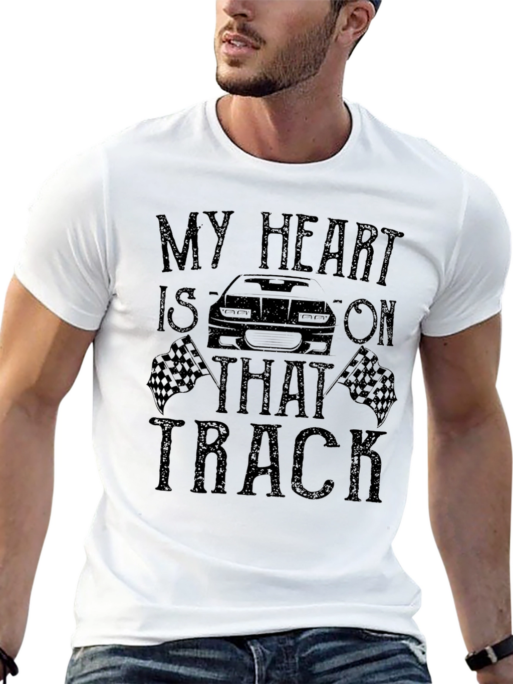 My Heart Is On That Track Graphic Tee