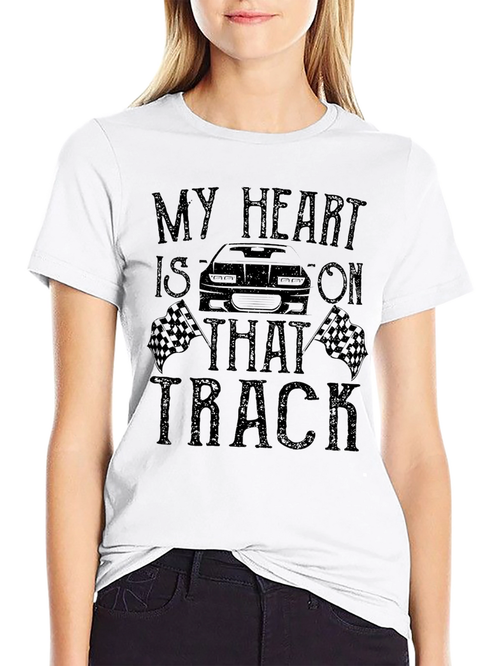 My Heart Is On That Track Graphic Tee