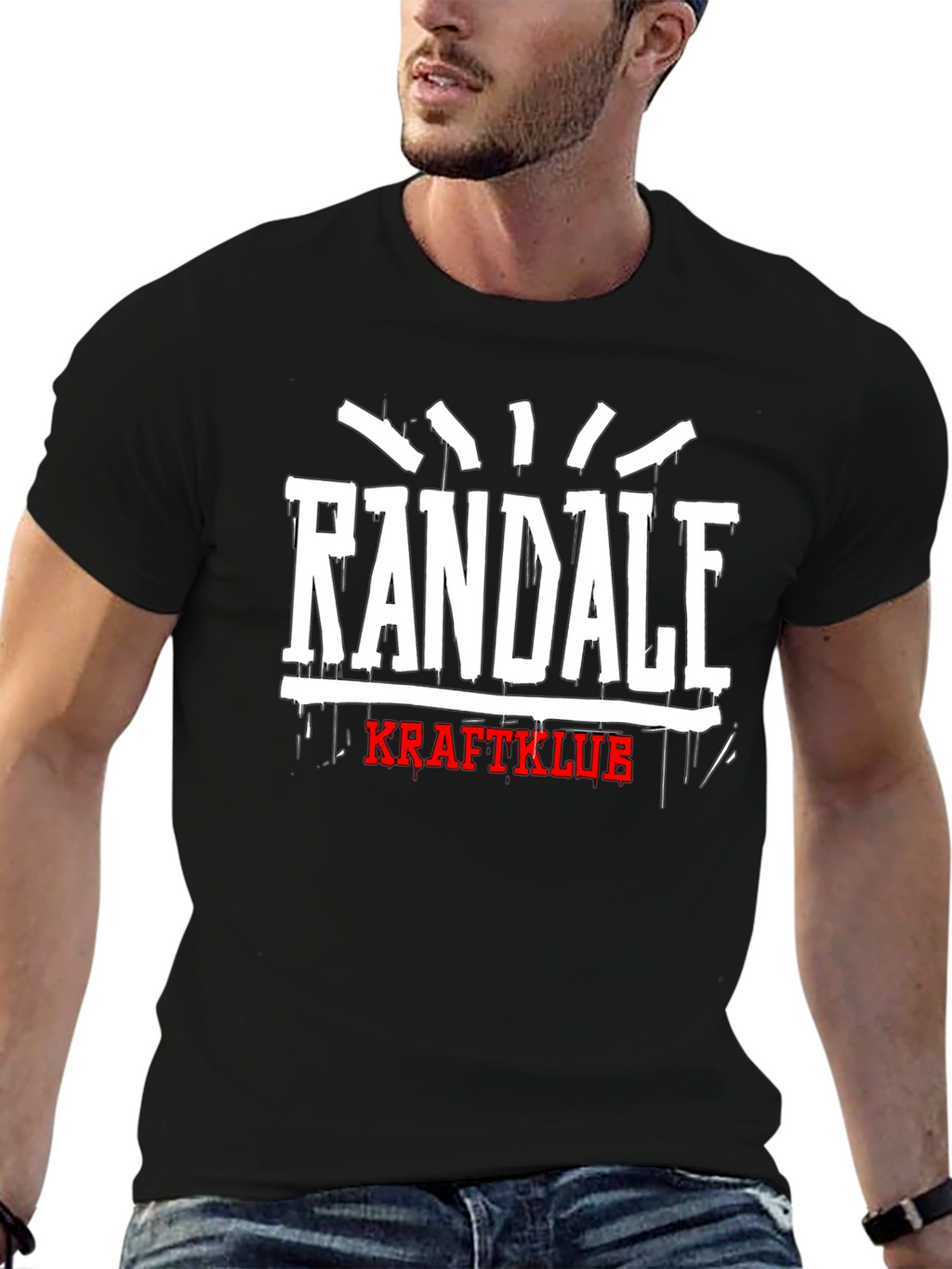 Randale Kraftklub Black T-Shirt