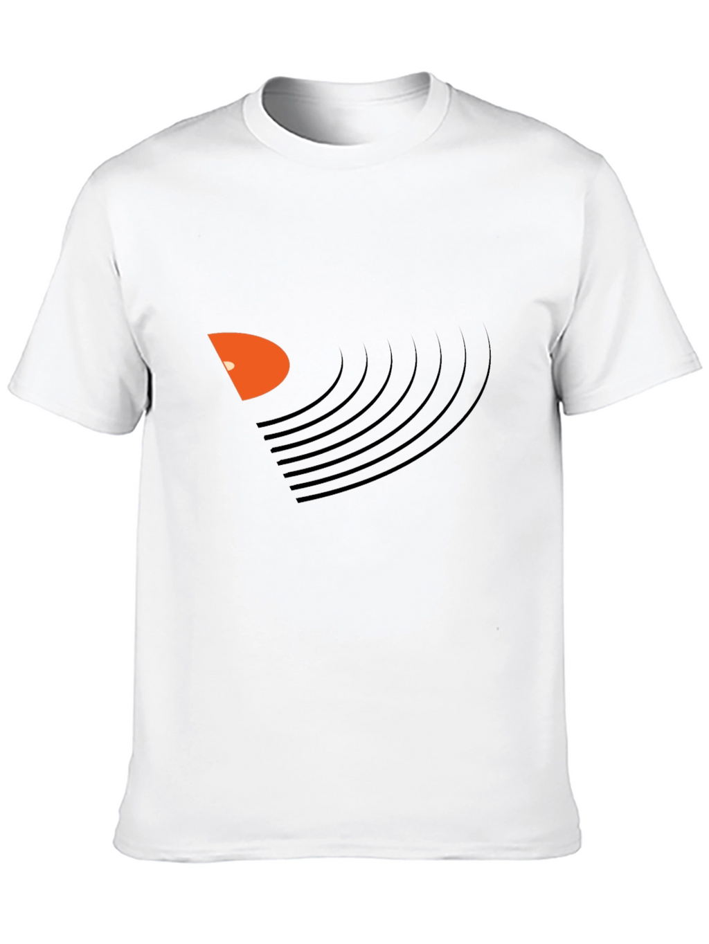 Vinyl Record Graphic Black T-Shirt