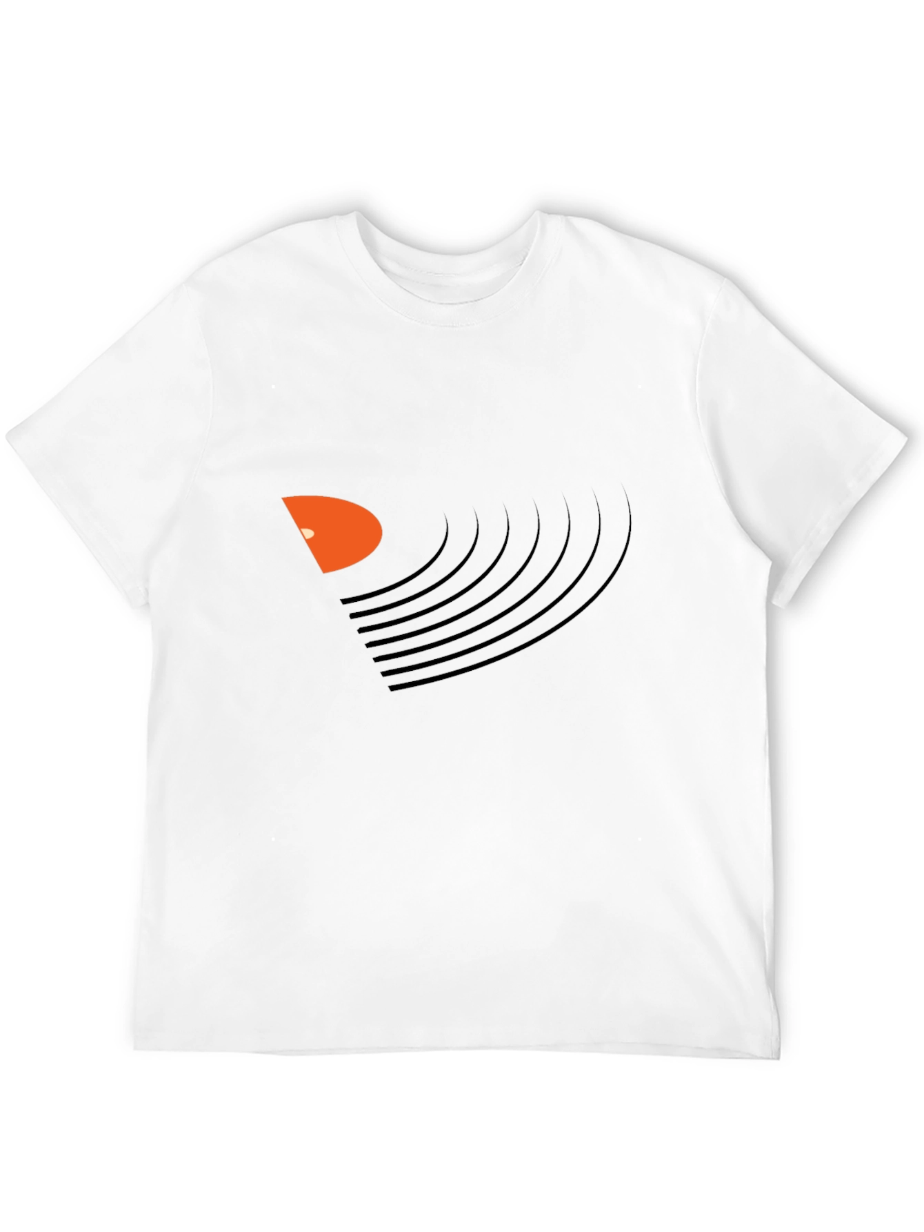 Vinyl Record Graphic Black T-Shirt