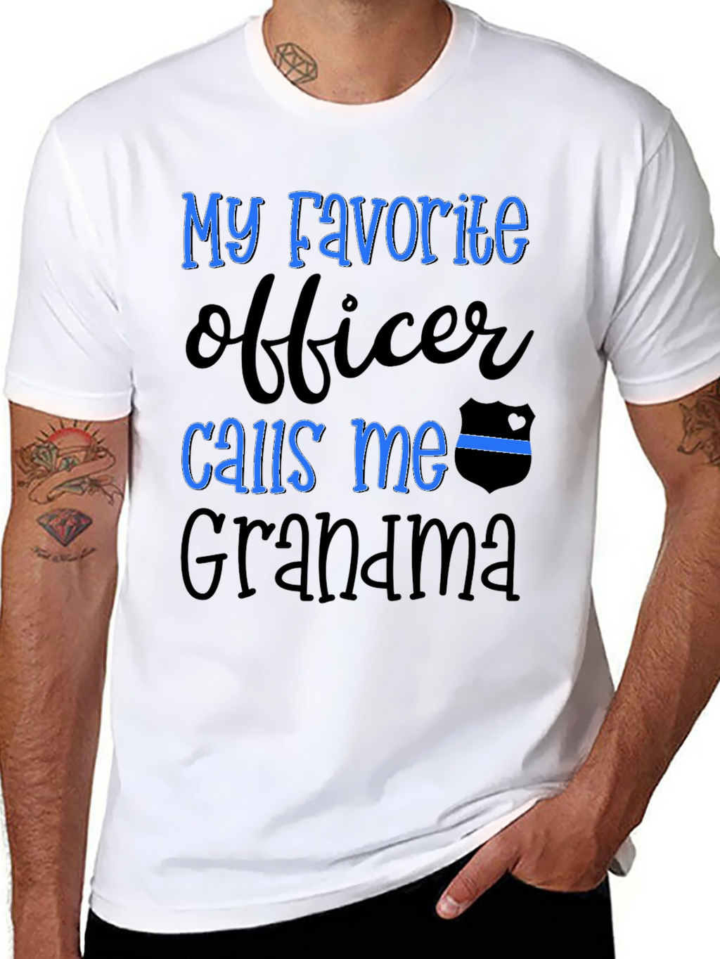 My Favorite Officer Calls Me Grandma T-Shirt