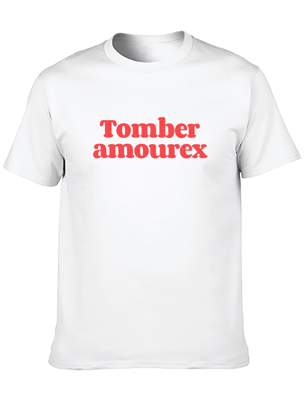 Tomber Amoureux Graphic T-Shirt - Black