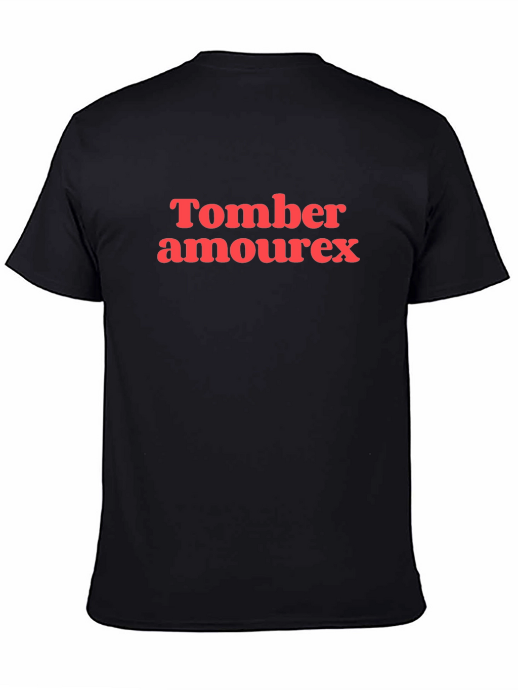 Tomber Amoureux Graphic T-Shirt - Black