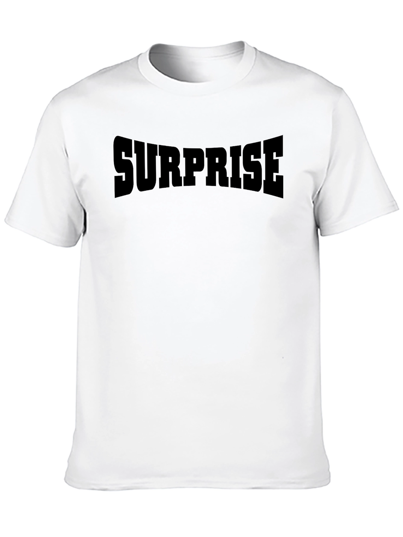 Surprise Graphic T-Shirt - Mens Black Tee