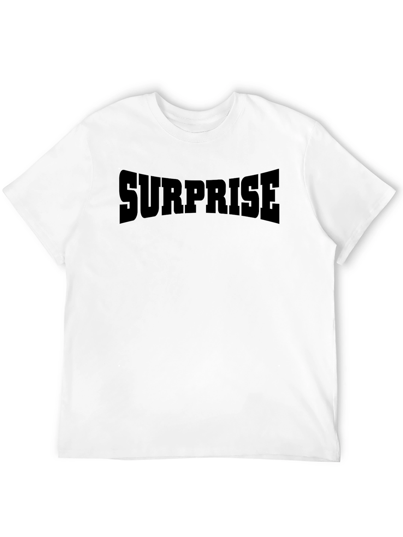 Surprise Graphic T-Shirt - Mens Black Tee