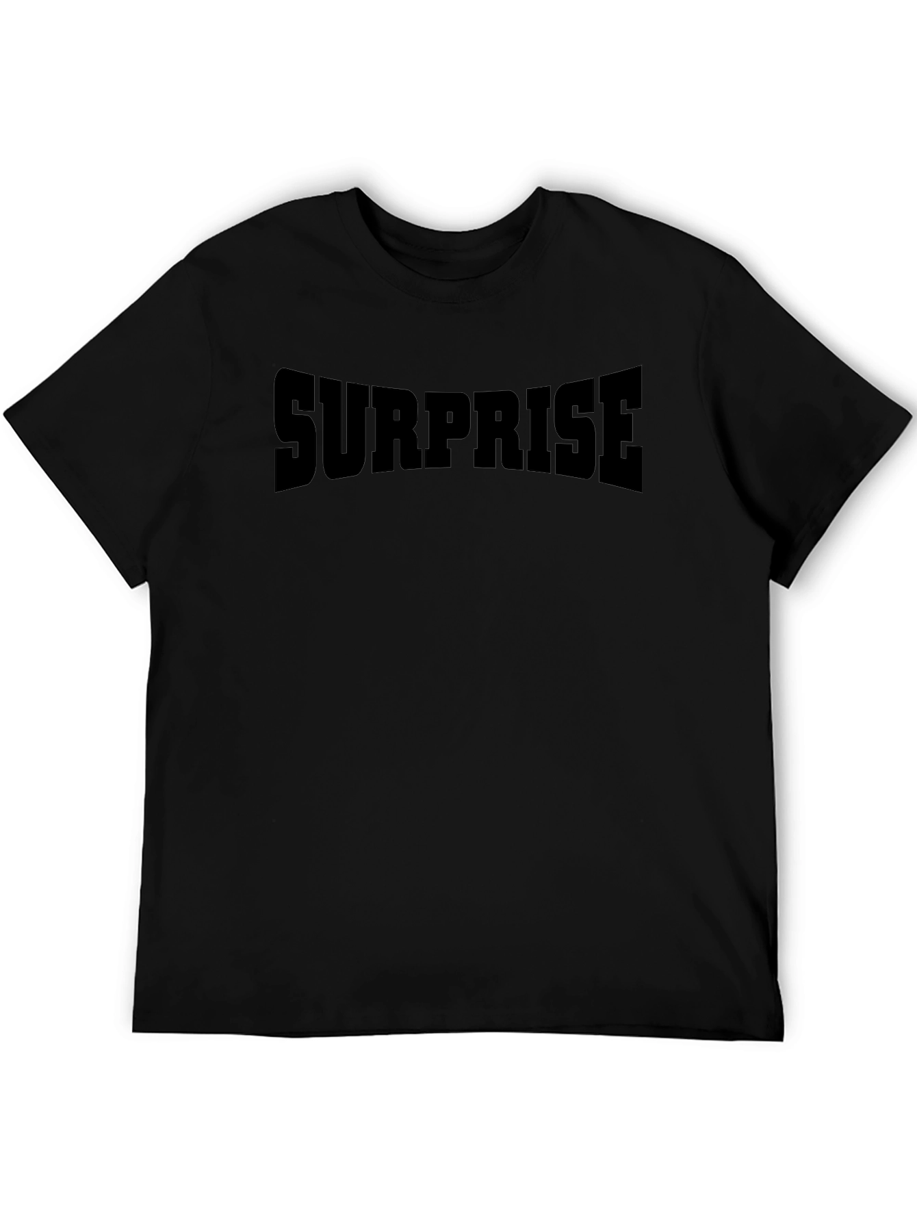 Surprise Graphic T-Shirt - Mens Black Tee