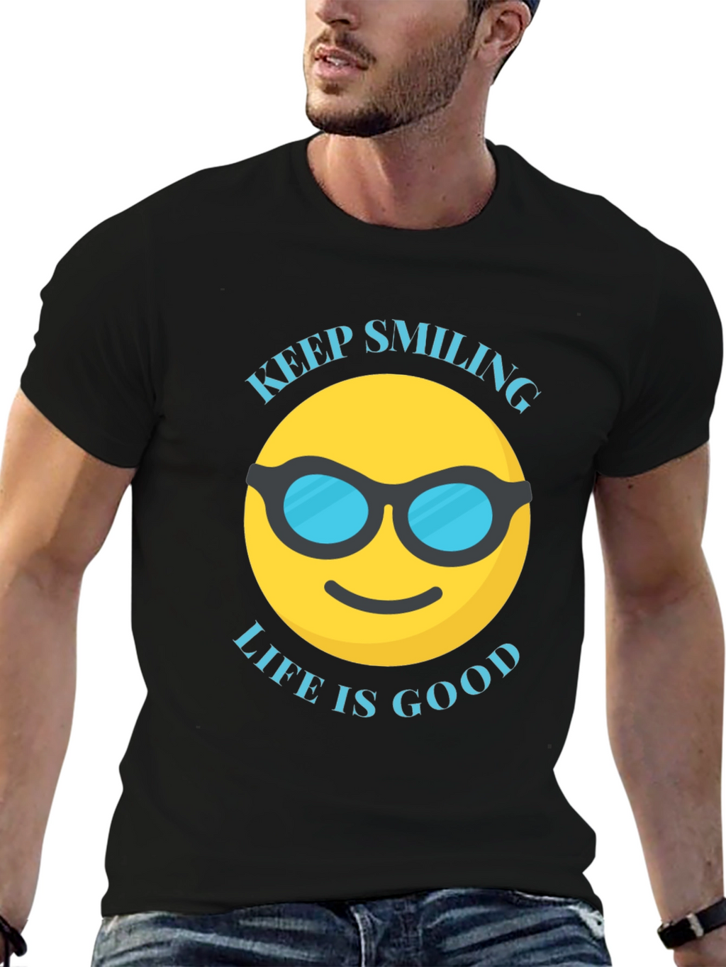 Keep Smiling Life is Good T-Shirt
