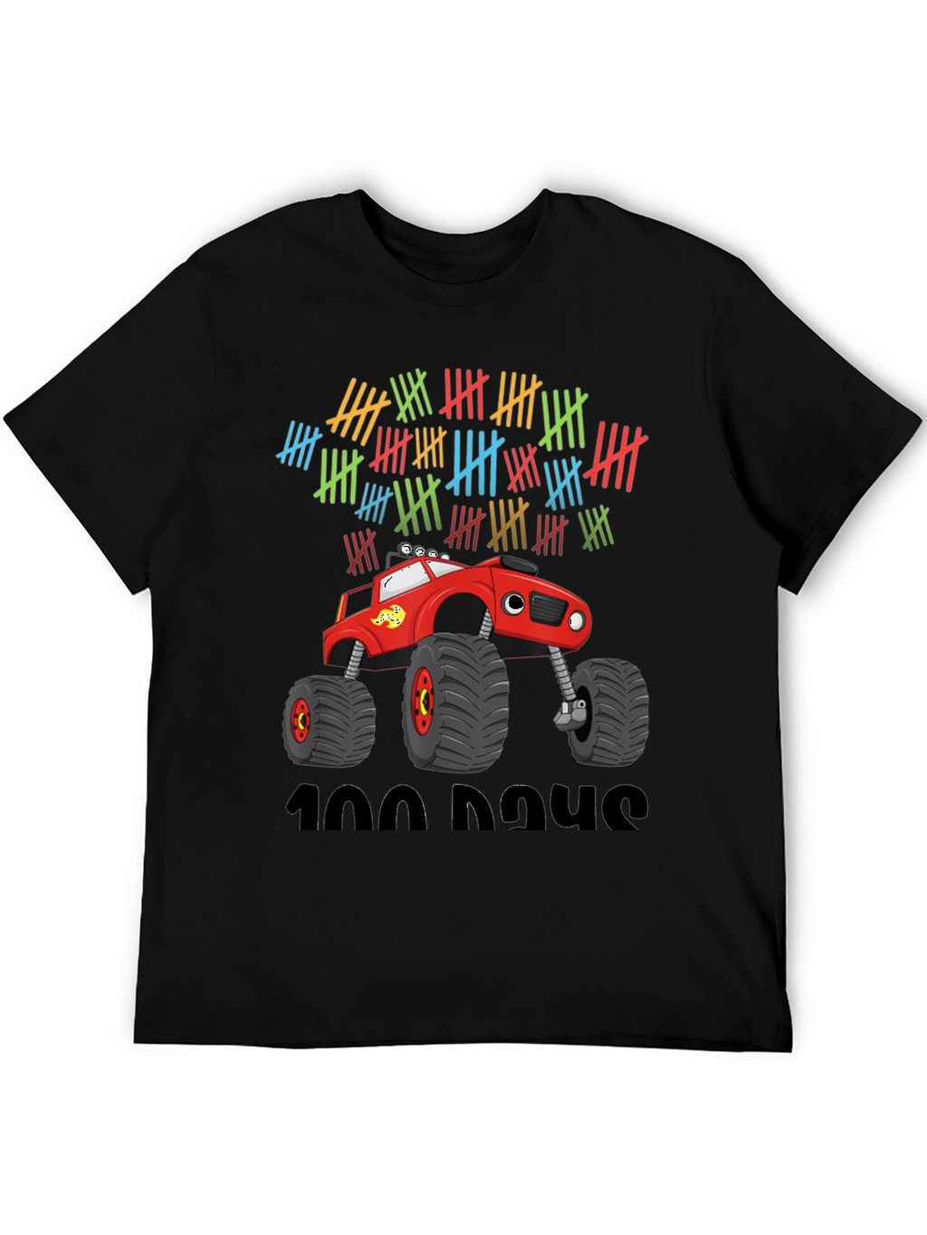 100 Days Monster Truck T-Shirt