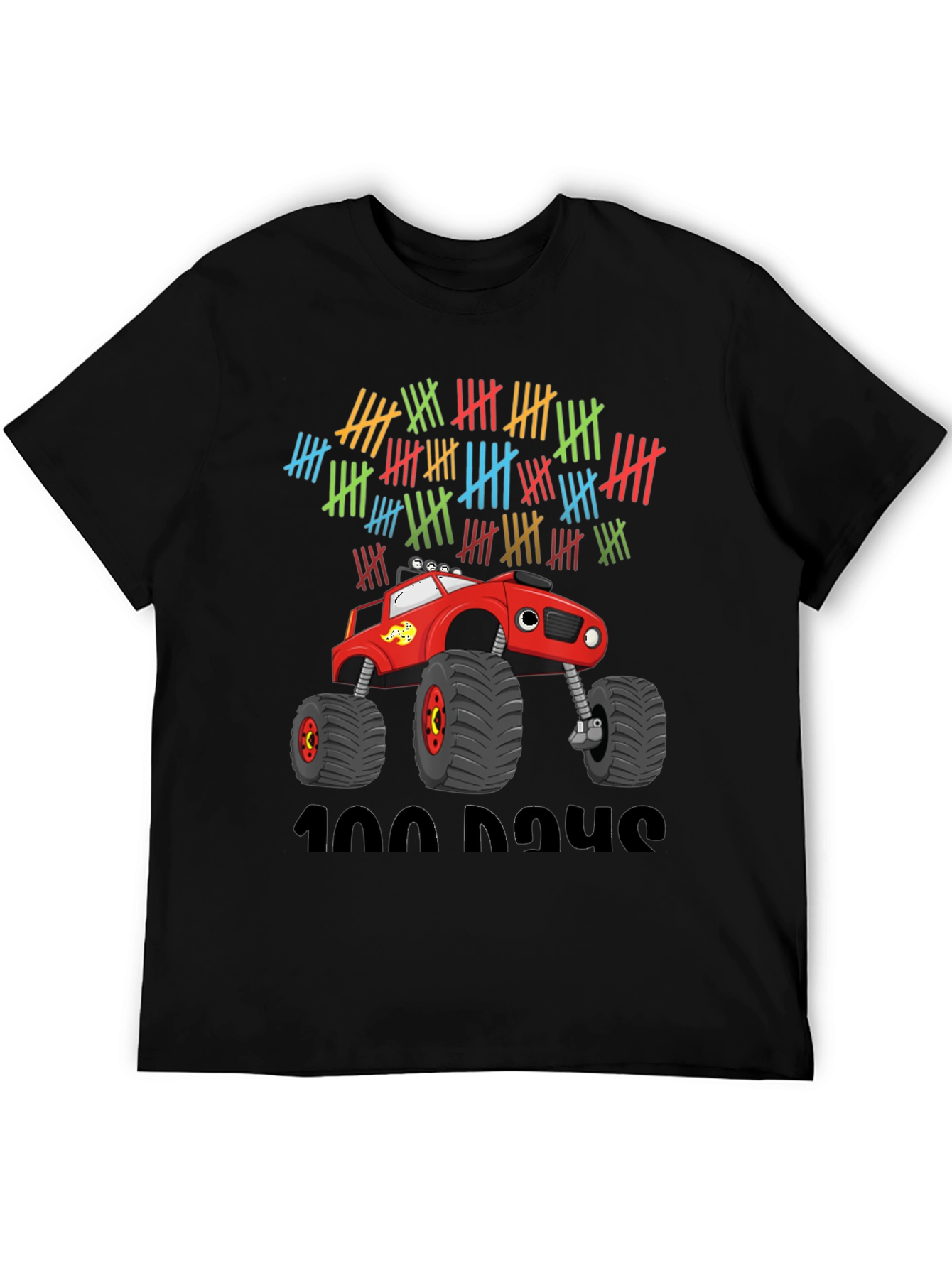 100 Days Monster Truck T-Shirt