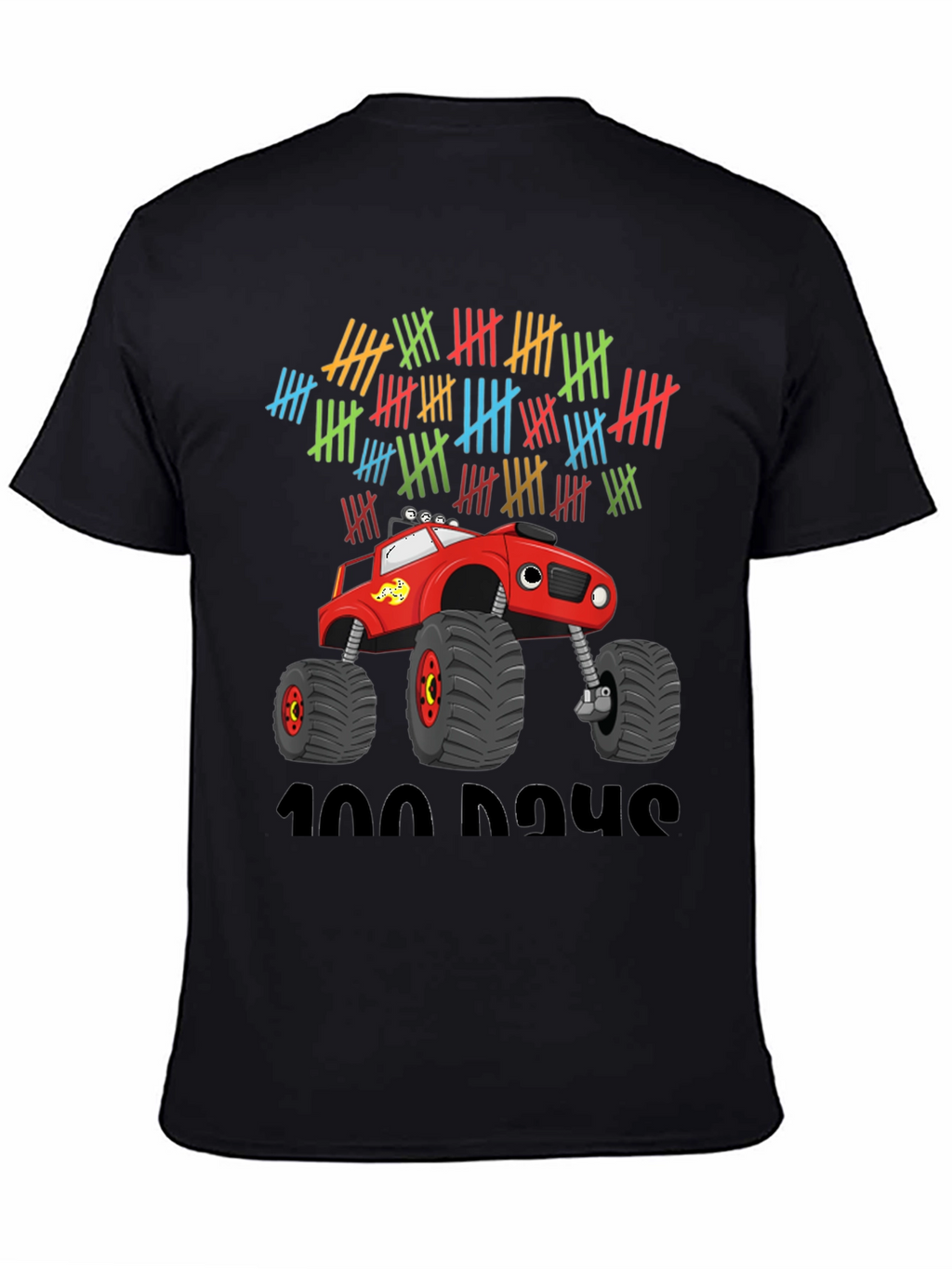 100 Days Monster Truck T-Shirt