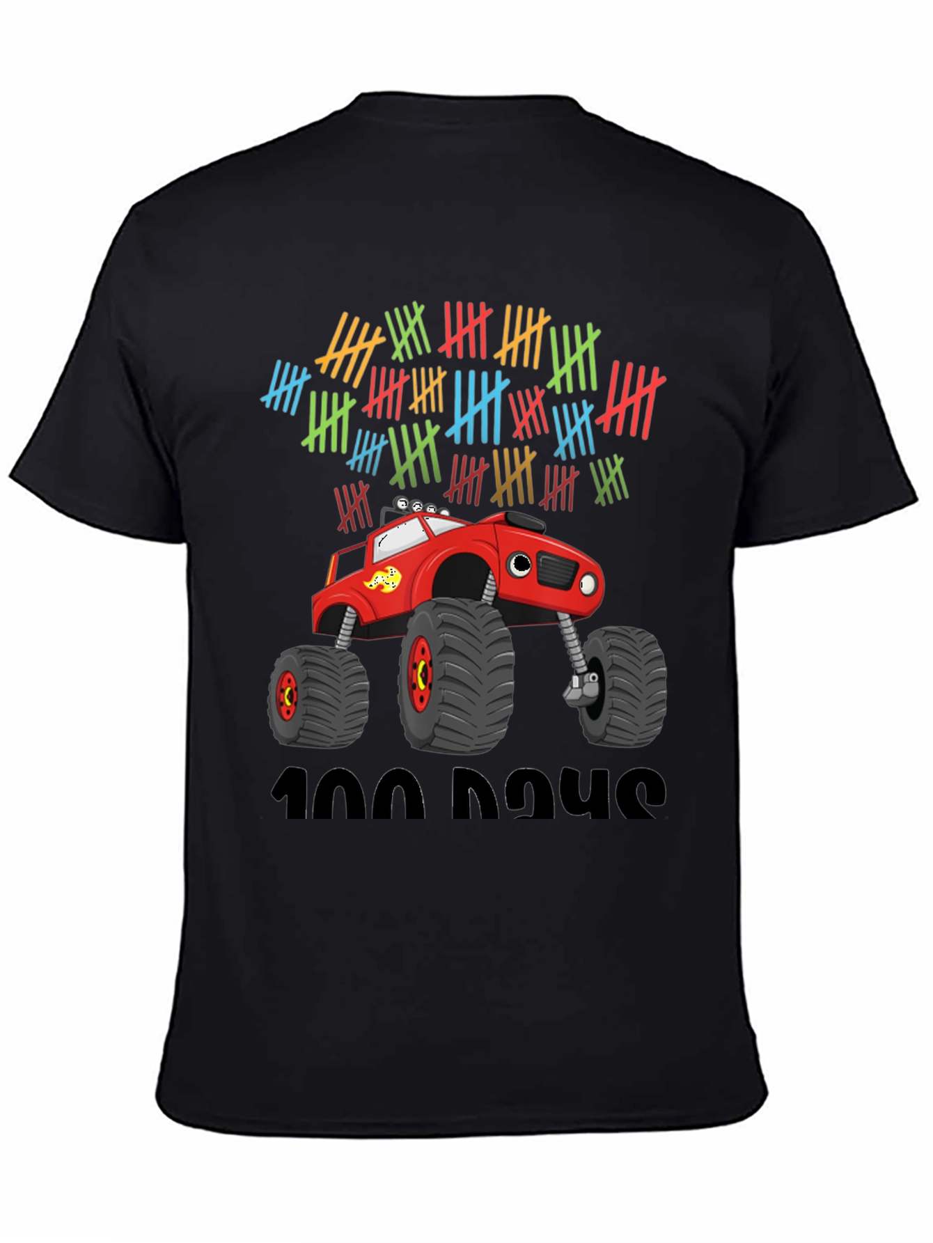 100 Days Monster Truck T-Shirt